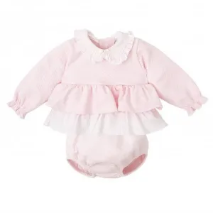 Light Pink Tiered Diaper Set