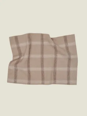 100% linen placemat set (4 units) in Natural Plaid