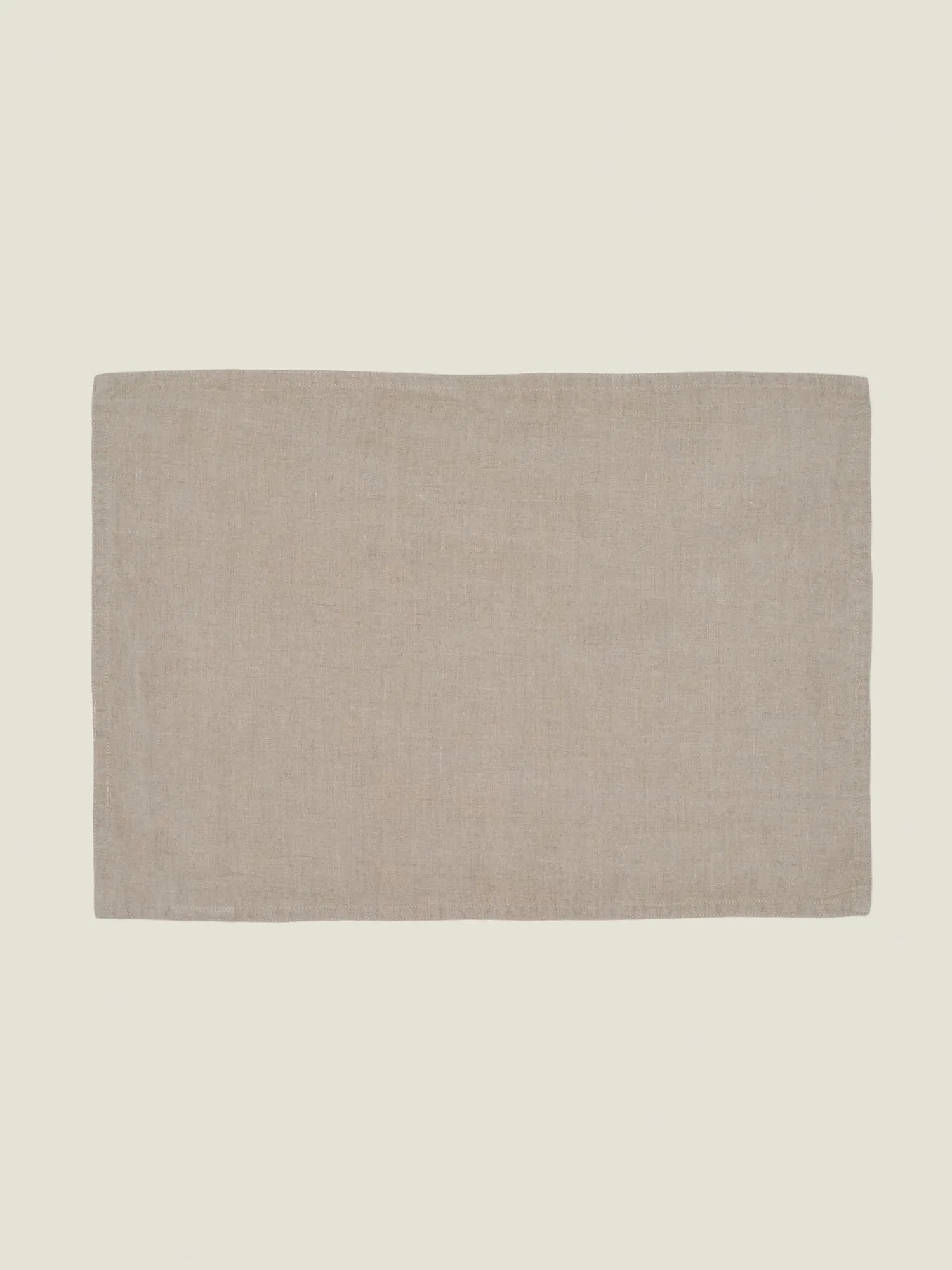 100% linen placemat set (4 units) in Natural