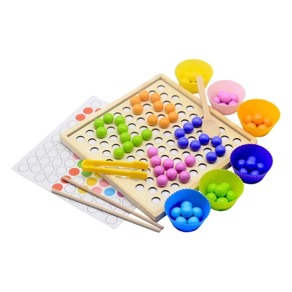 2in1 Memory Training Matching Pair Bead Game