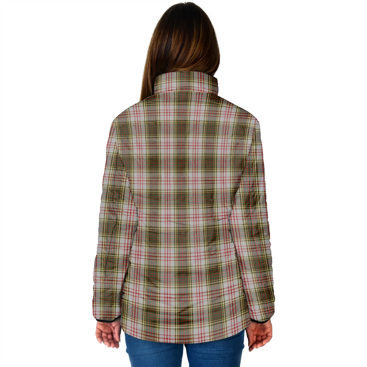 Anderson Dress Tartan Padded Jacket with Family Crest