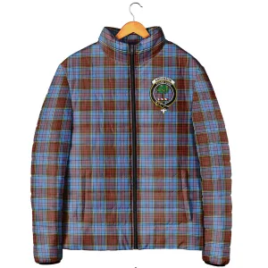 Anderson Modern Tartan Padded Jacket with Family Crest