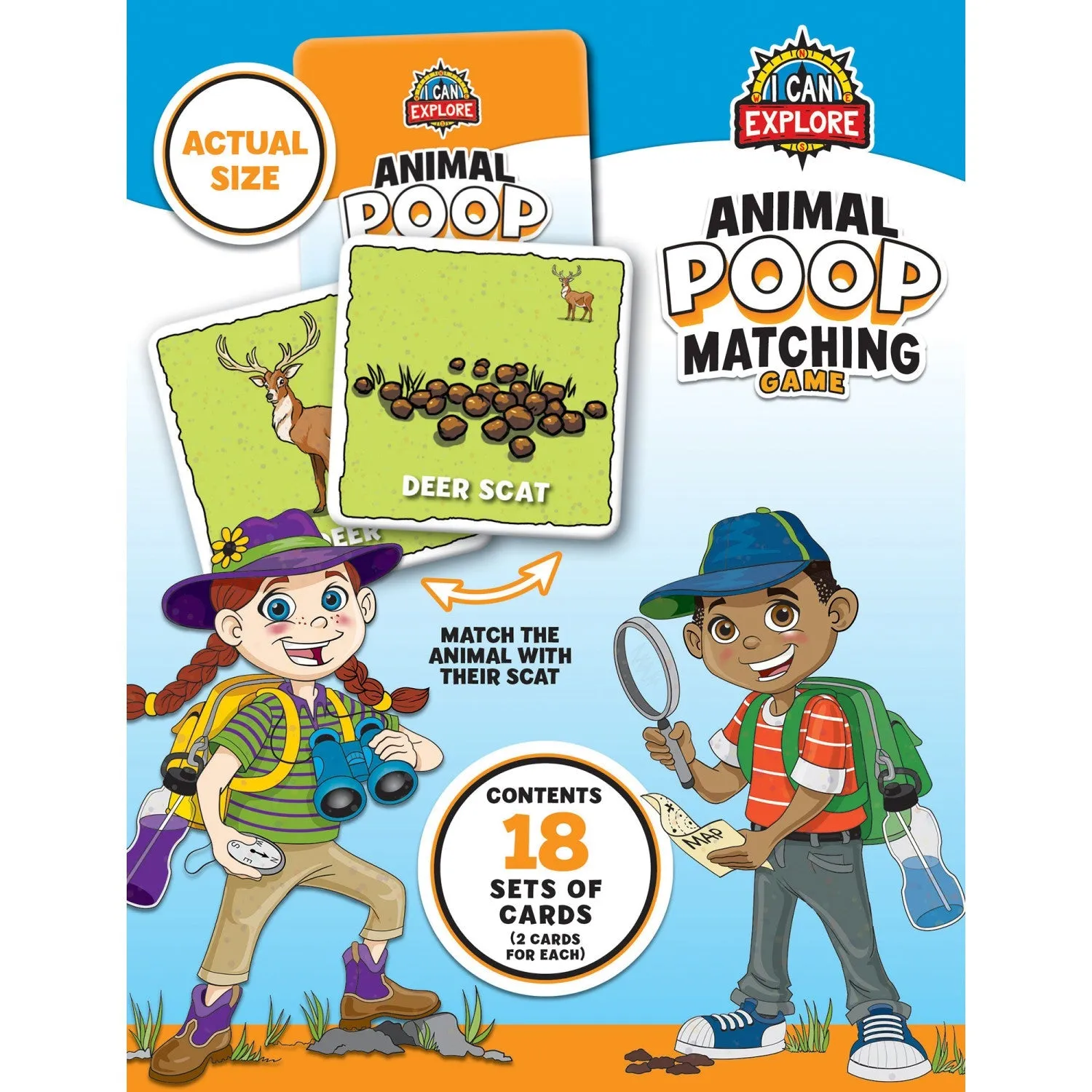 Animal Poop Matching Game