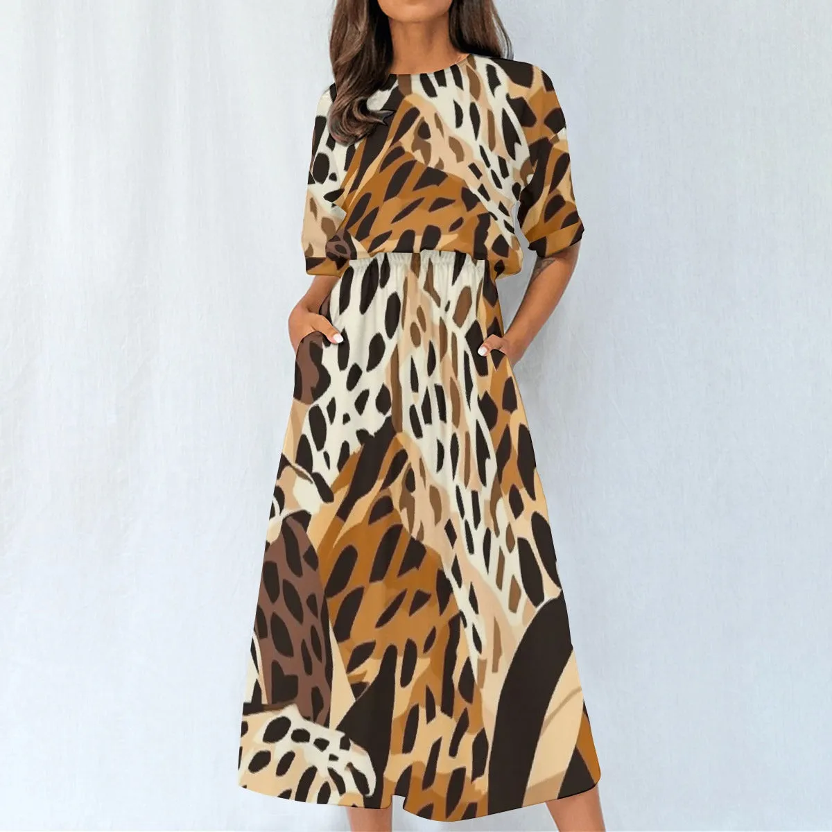 Animal Print Dress