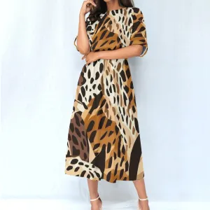 Animal Print Dress