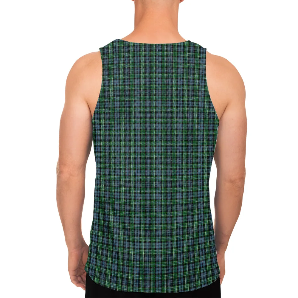 Arbuthnot Tartan Mens Tank Top with Family Crest