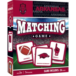 Arkansas Razorbacks Matching Game