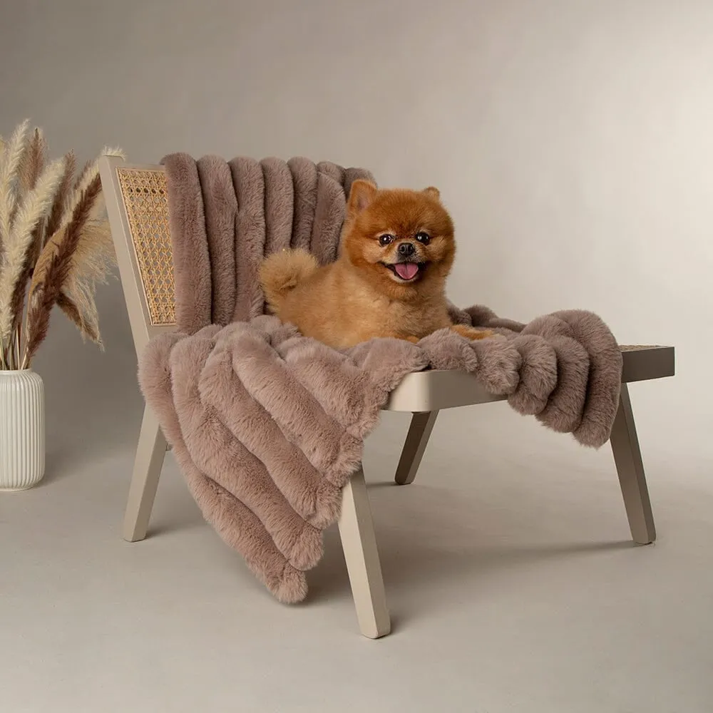 Aspen Pet Blanket - Taupe