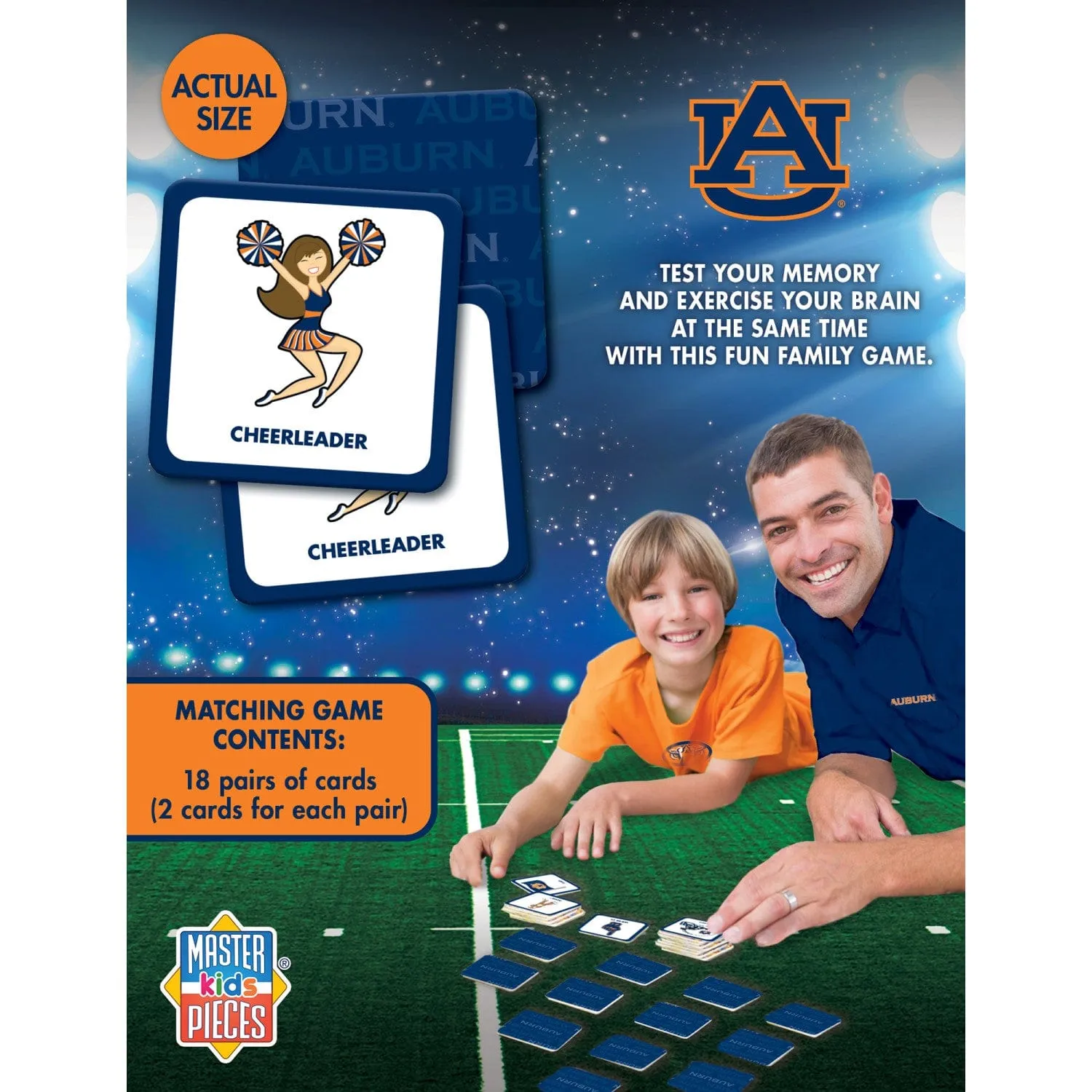 Auburn Tigers Matching Game