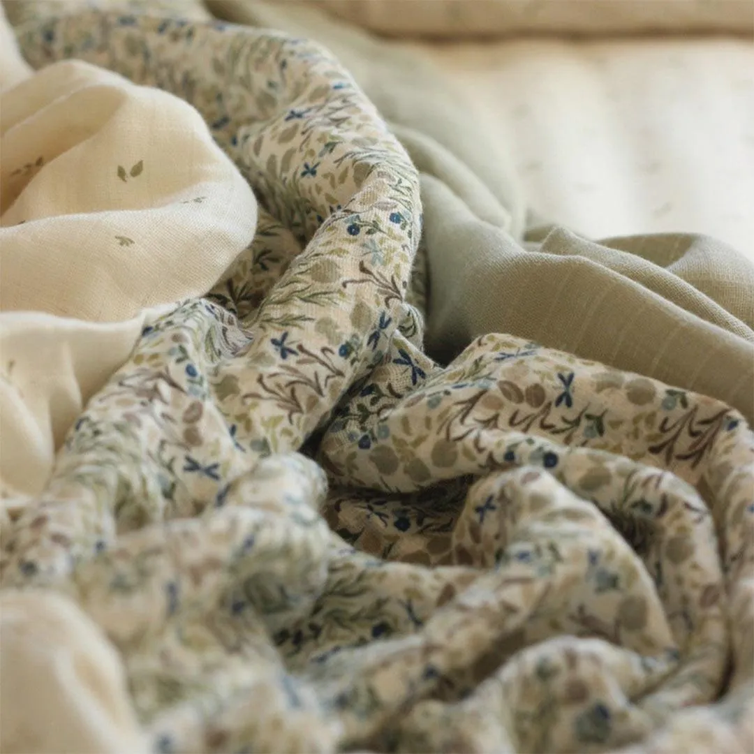 Avery Row
 Organic Baby Muslin Swaddle - Riverbank