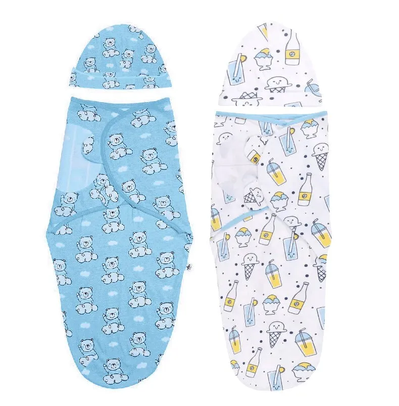 Baby Swaddle Combo- Hello Bear & My Smoothie