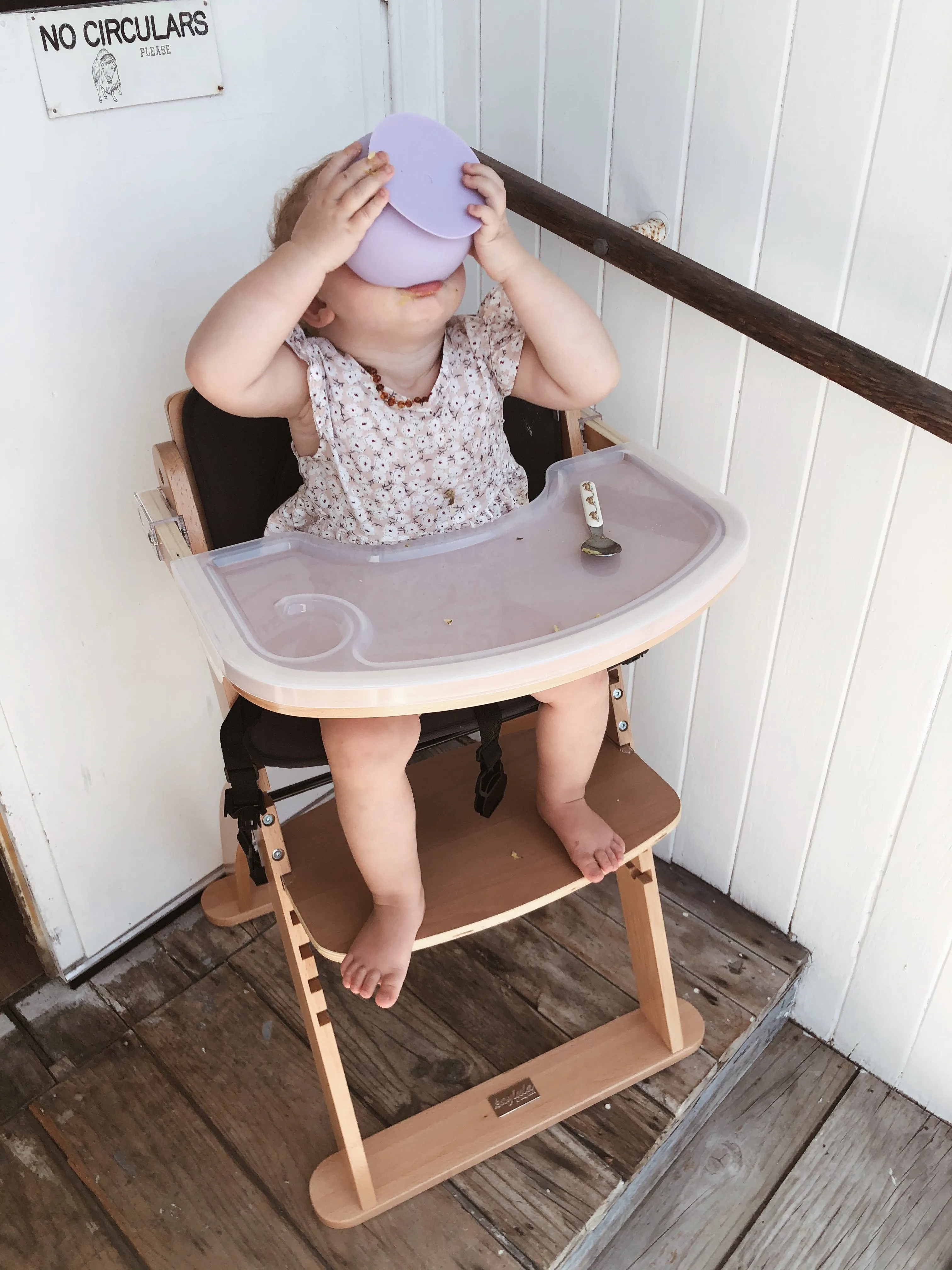 Babyhood Kaylula Ava High Chair - Beech