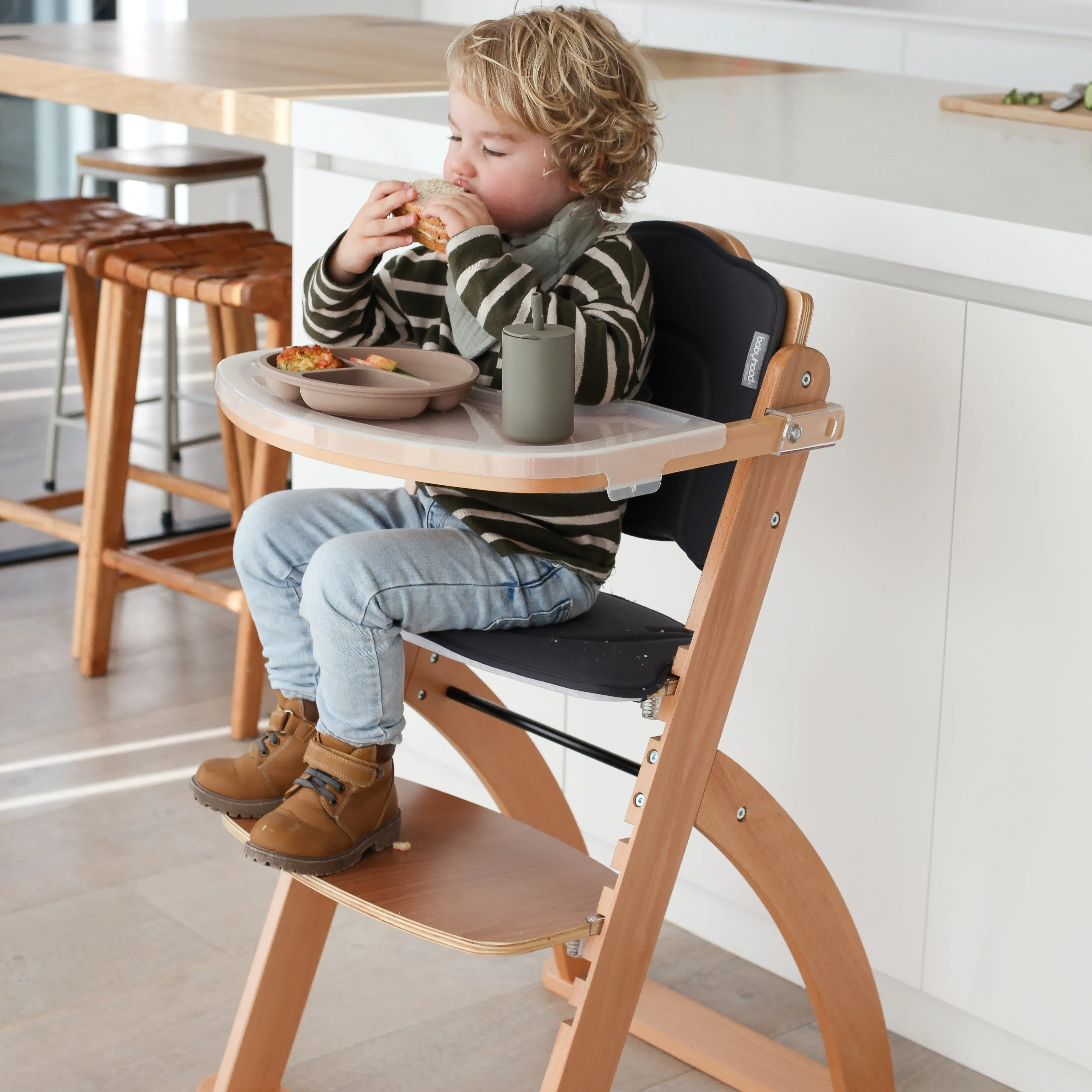 Babyhood Kaylula Ava High Chair - Beech