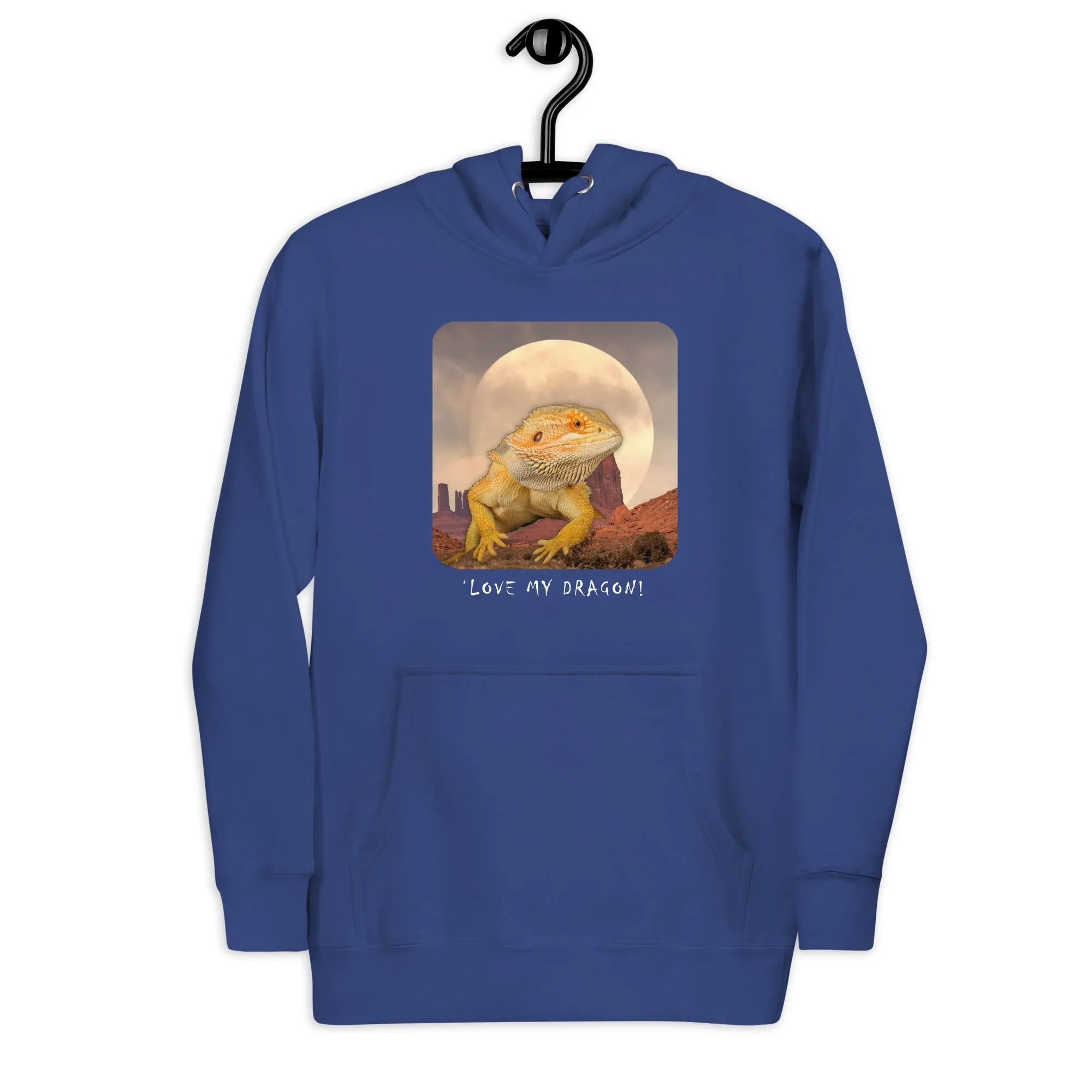 Bearded Dragon Moon Unisex Hoodie