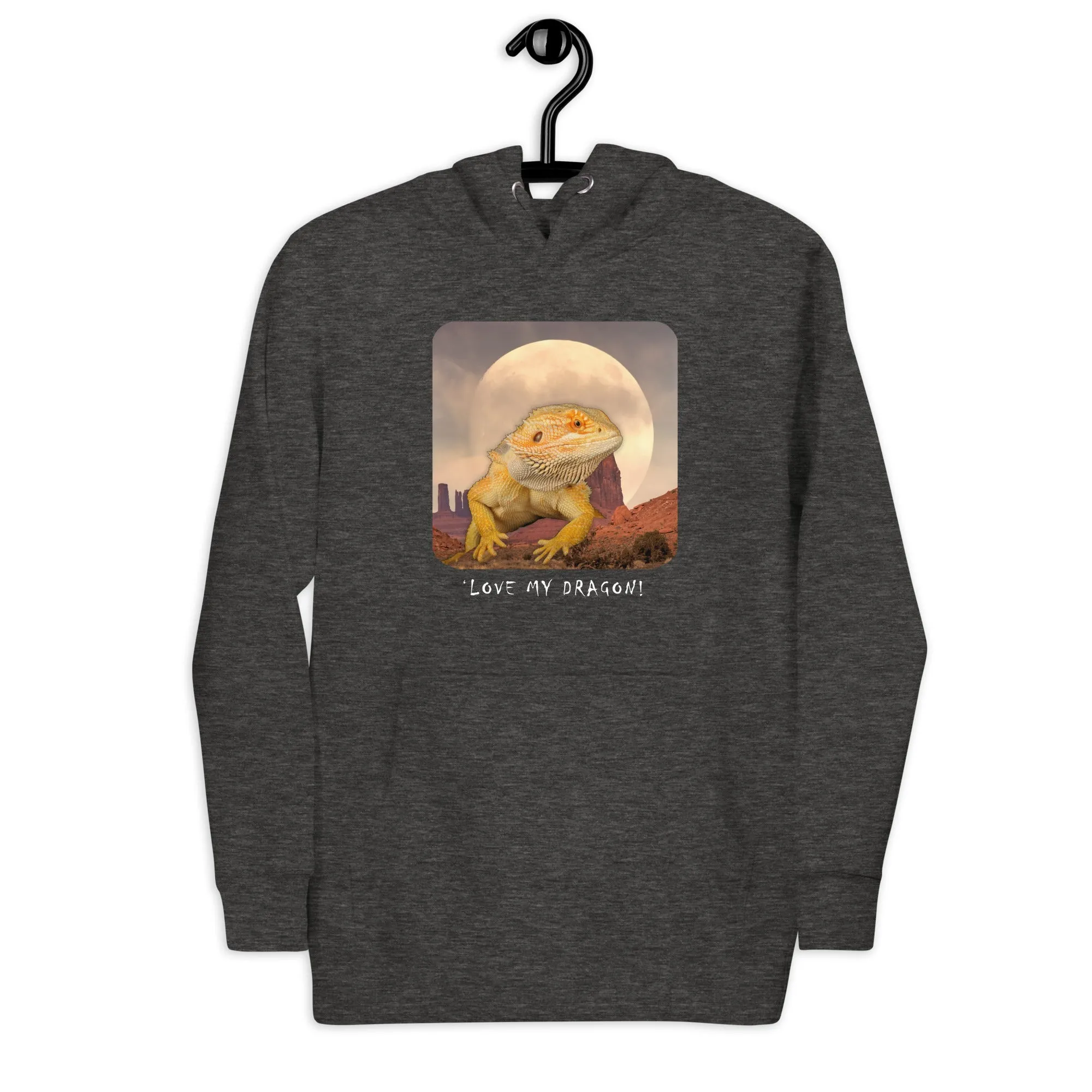 Bearded Dragon Moon Unisex Hoodie