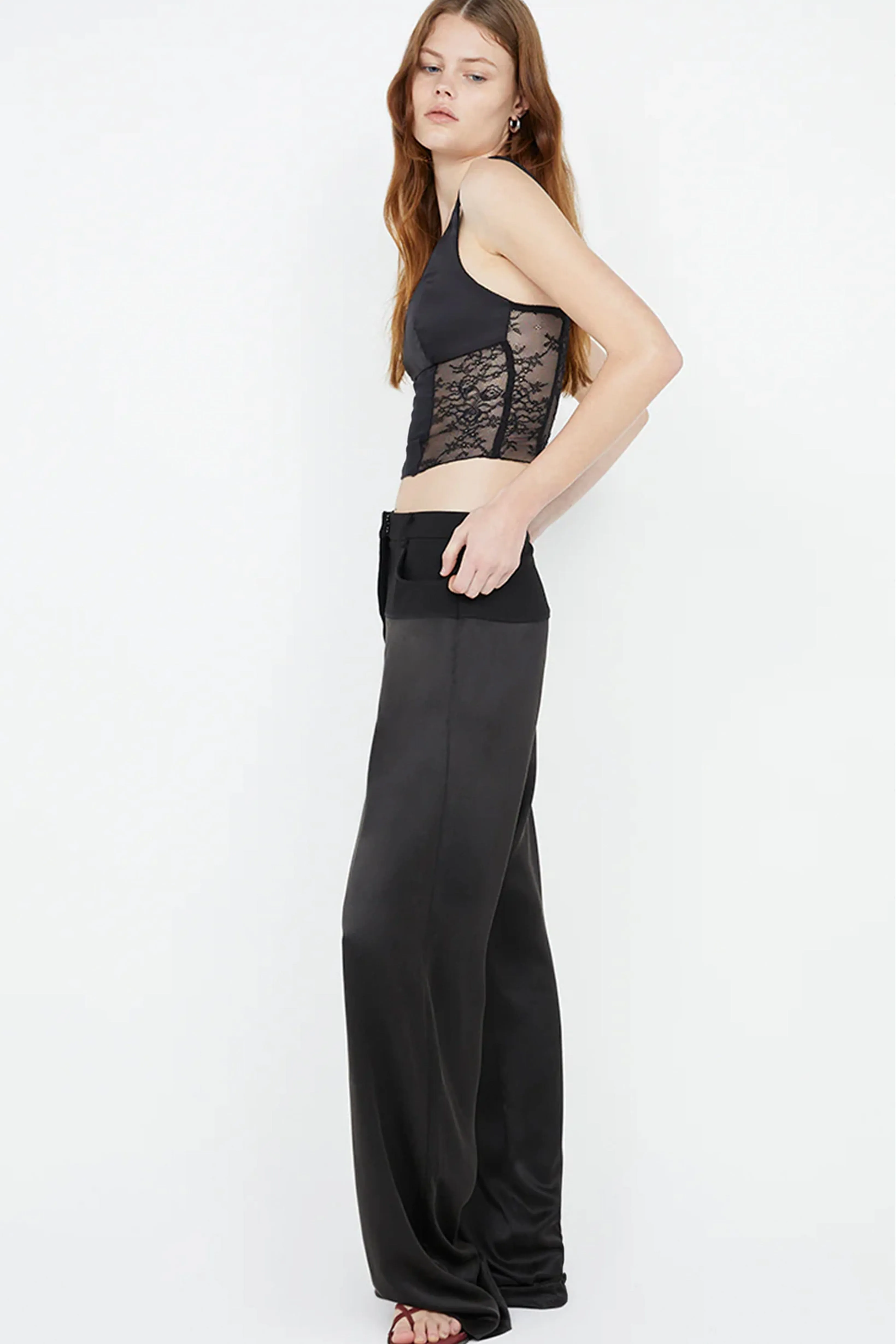 BEC   BRIDGE | Olimpia Corset Top - Black