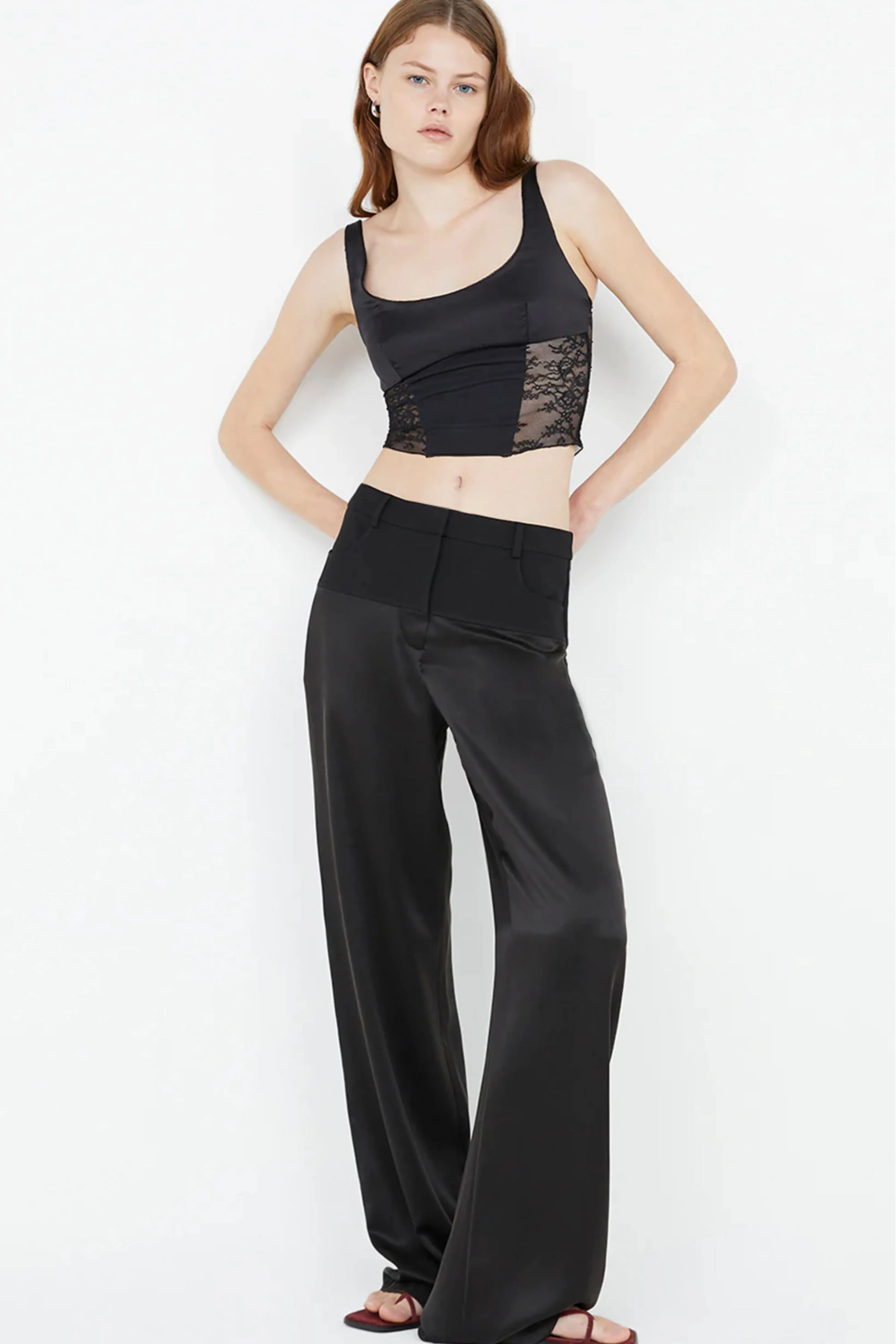 BEC   BRIDGE | Olimpia Corset Top - Black