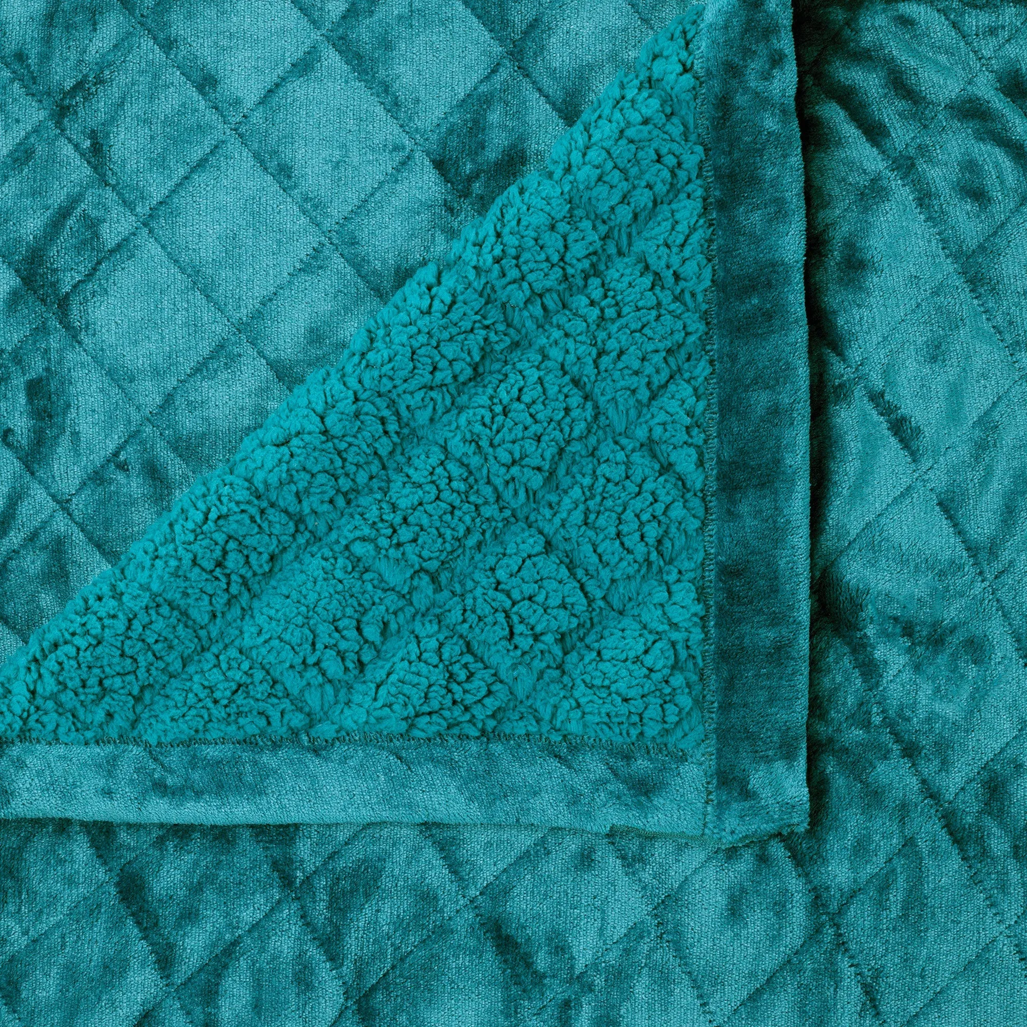 Bianca MANSFIELD ULTRA SOFT VELVET BLANKET 480GSM TEAL