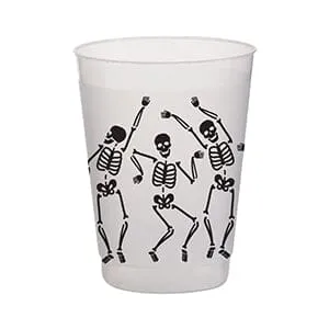 Black Dancing Skeletons Shatterproof Cups