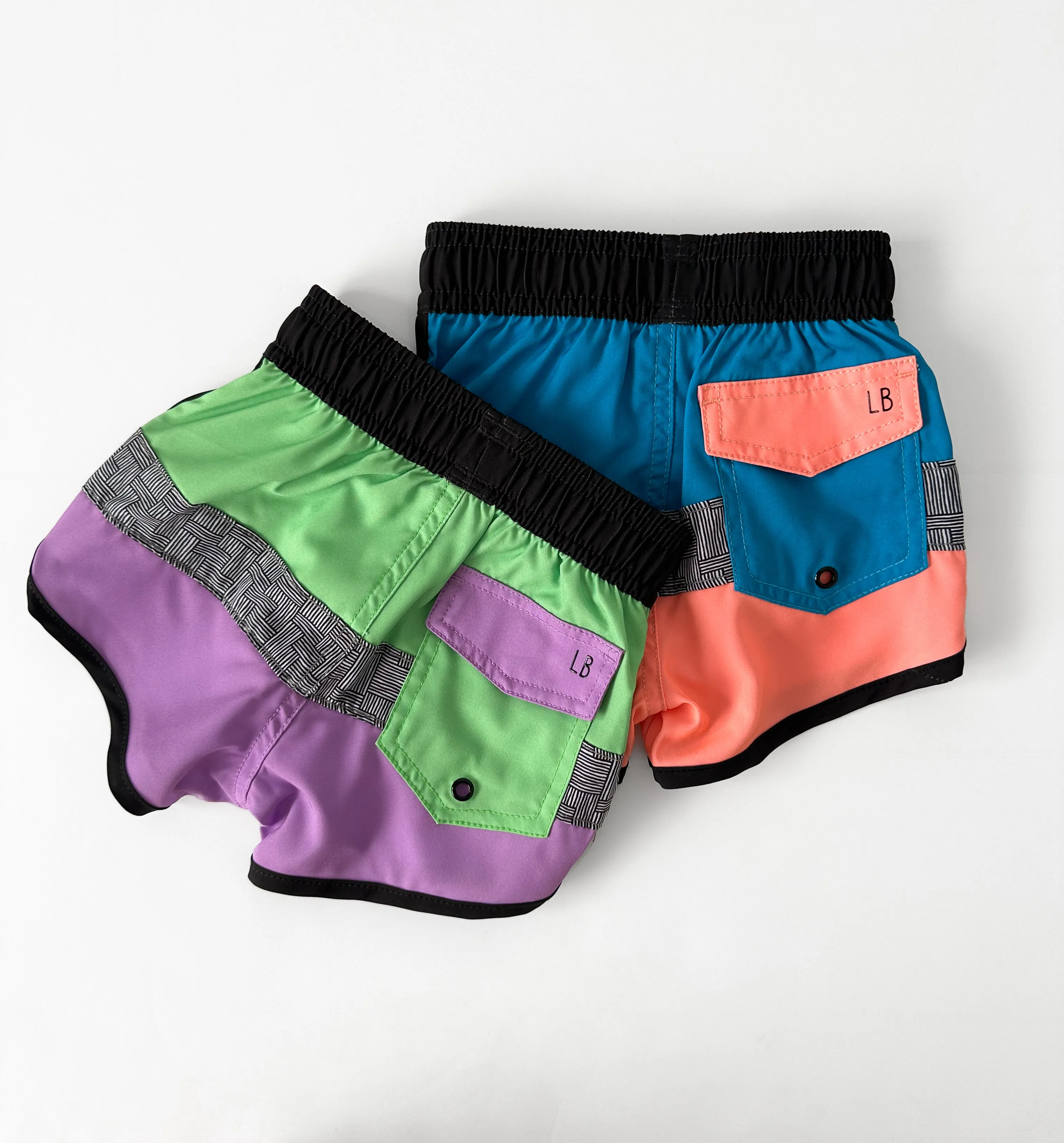 Block Swim Short - Neon Green