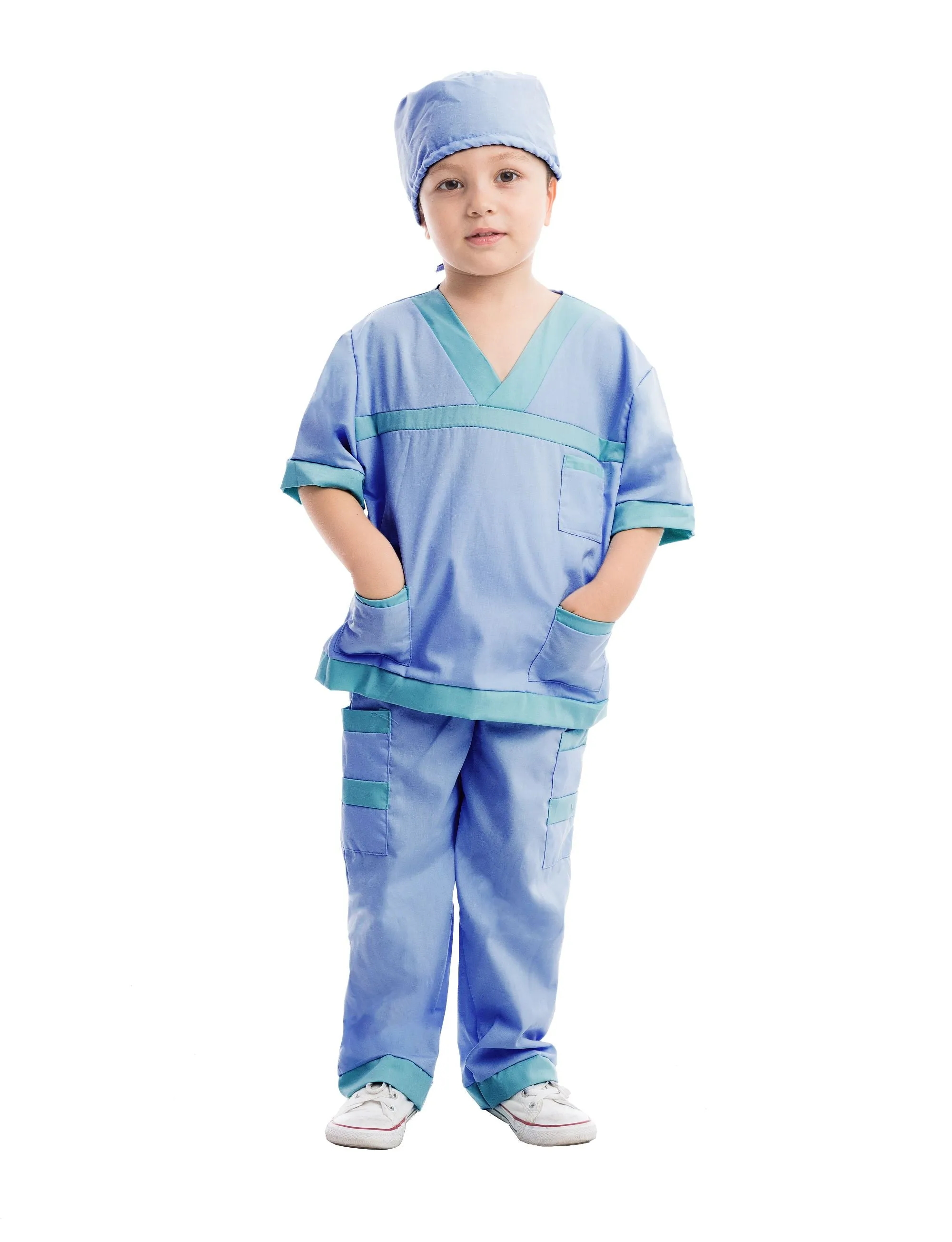 Blue Dr. Scrubs Vet Costume - Child