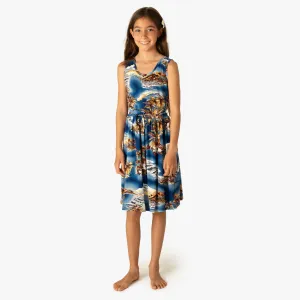 Blue Hawaii Girls Dress