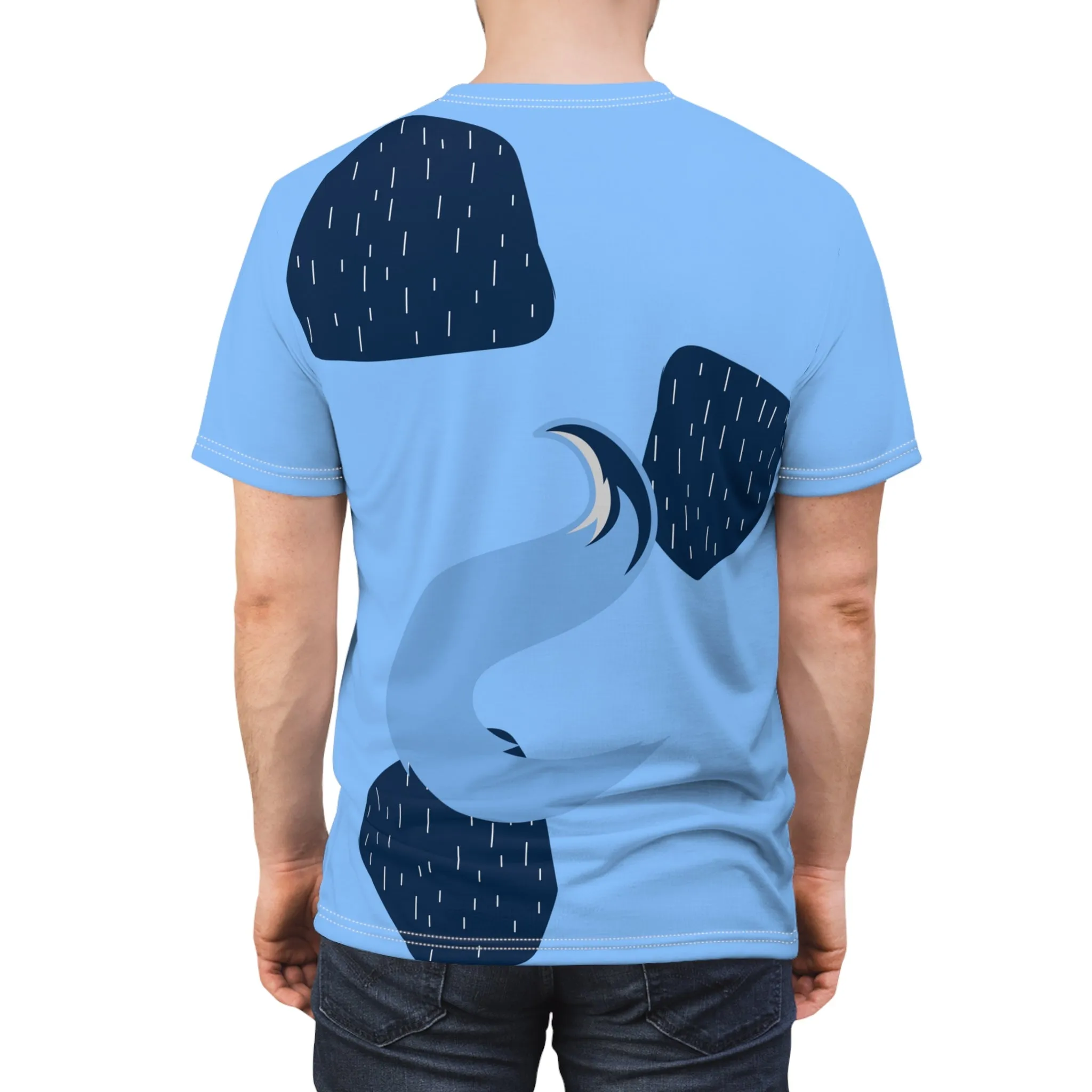 Blue Heeler Dad Unisex Tee (AOP)