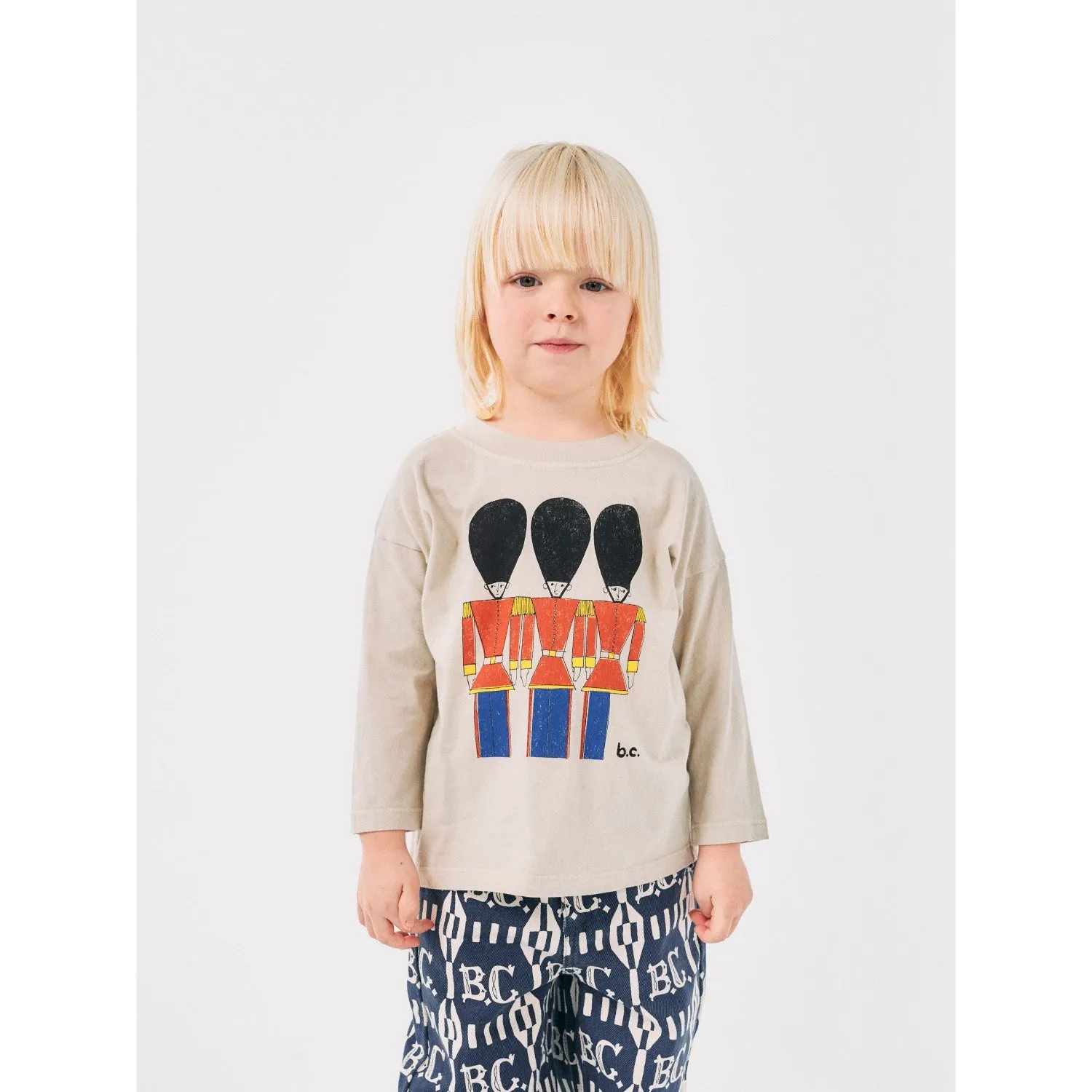 Bobo Choses Light Brown Little Tin Soldiers LS T-Shirt