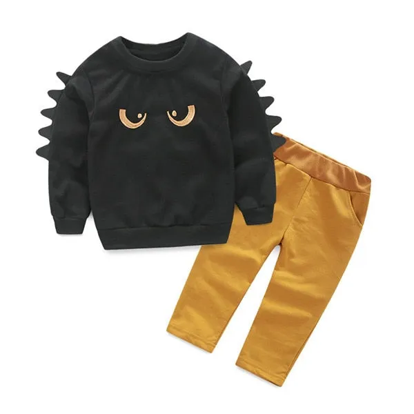 Boys Dino Set - Toddler Dinosaur Tracksuit Set