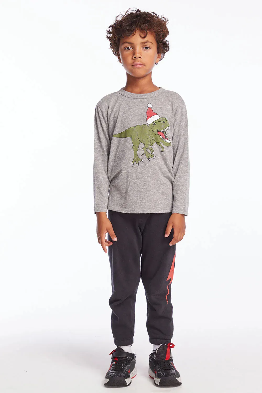 CHA Dinosaur Santa Long Sleeve Shirt