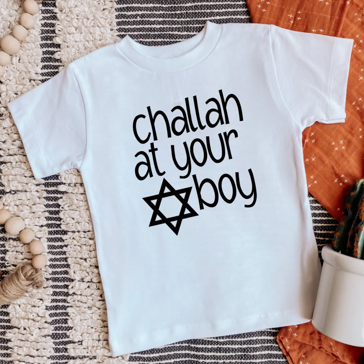 Challah at Your Boy/Ain't No Challah Back Girl Baby and Toddler Shirt by Salt and Sparkle