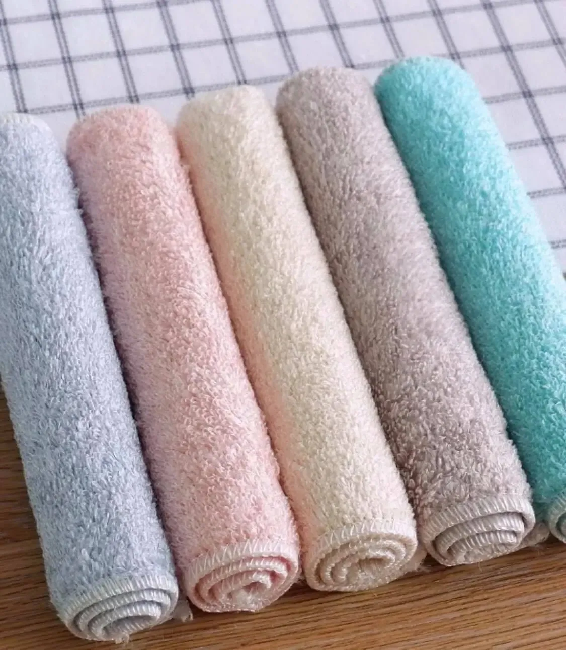 Cleaning Cloth Rags Towels Bamboo Fiber Soft Absorbent Kitchen Cleaning 竹纤维洗碗巾