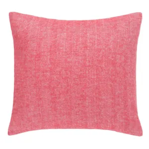 Coral Herringbone Pillow Cover