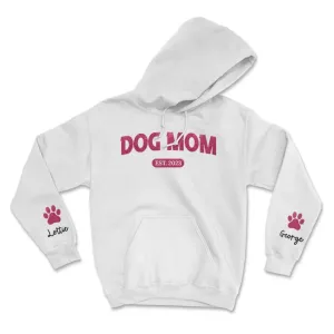 Custom Dog Mom, Cat Mom, Fur Mom Glitter Hoodie