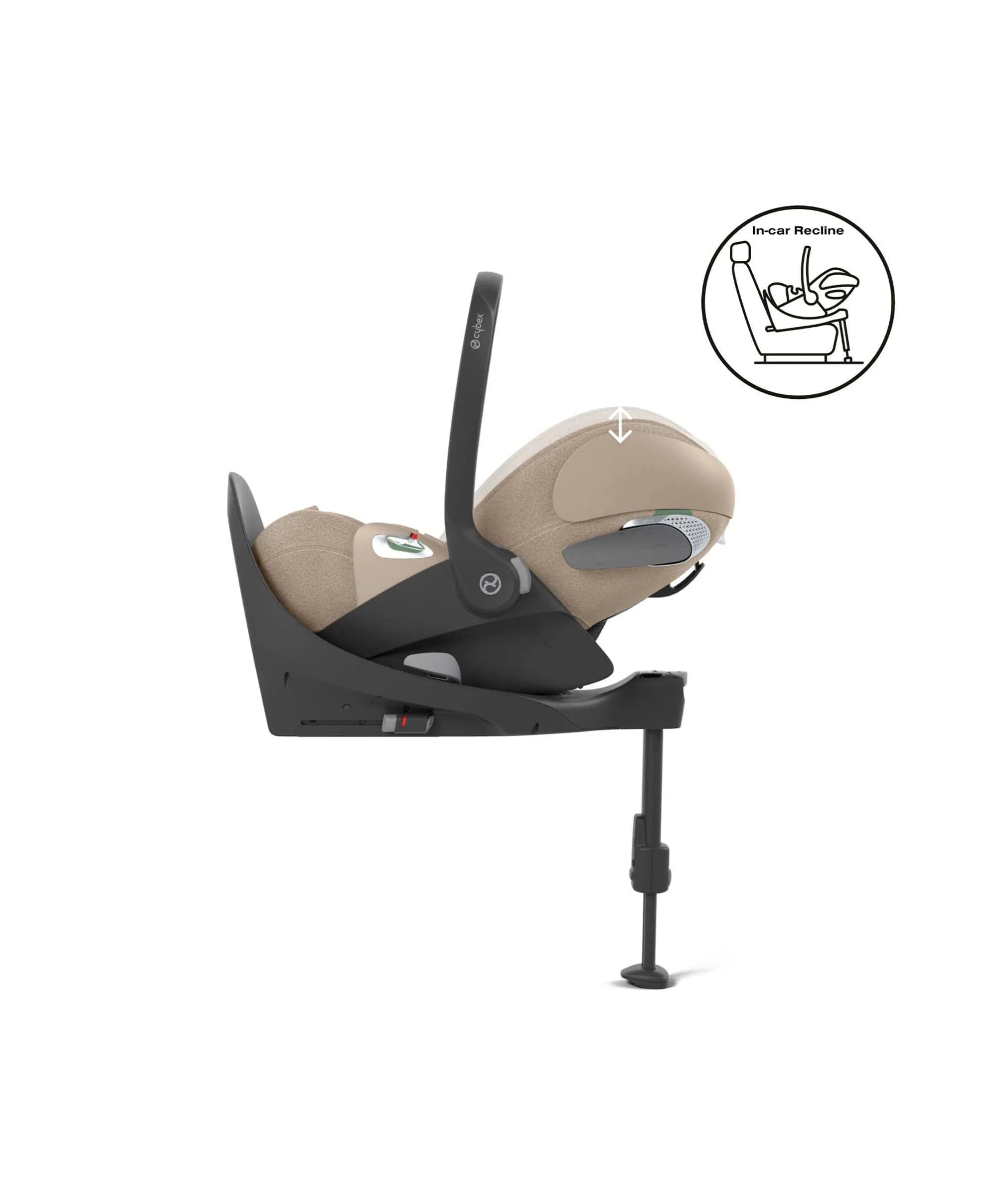 Cybex Cloud T i-Size Plus Rotating Baby Car Seat - Cozy Beige