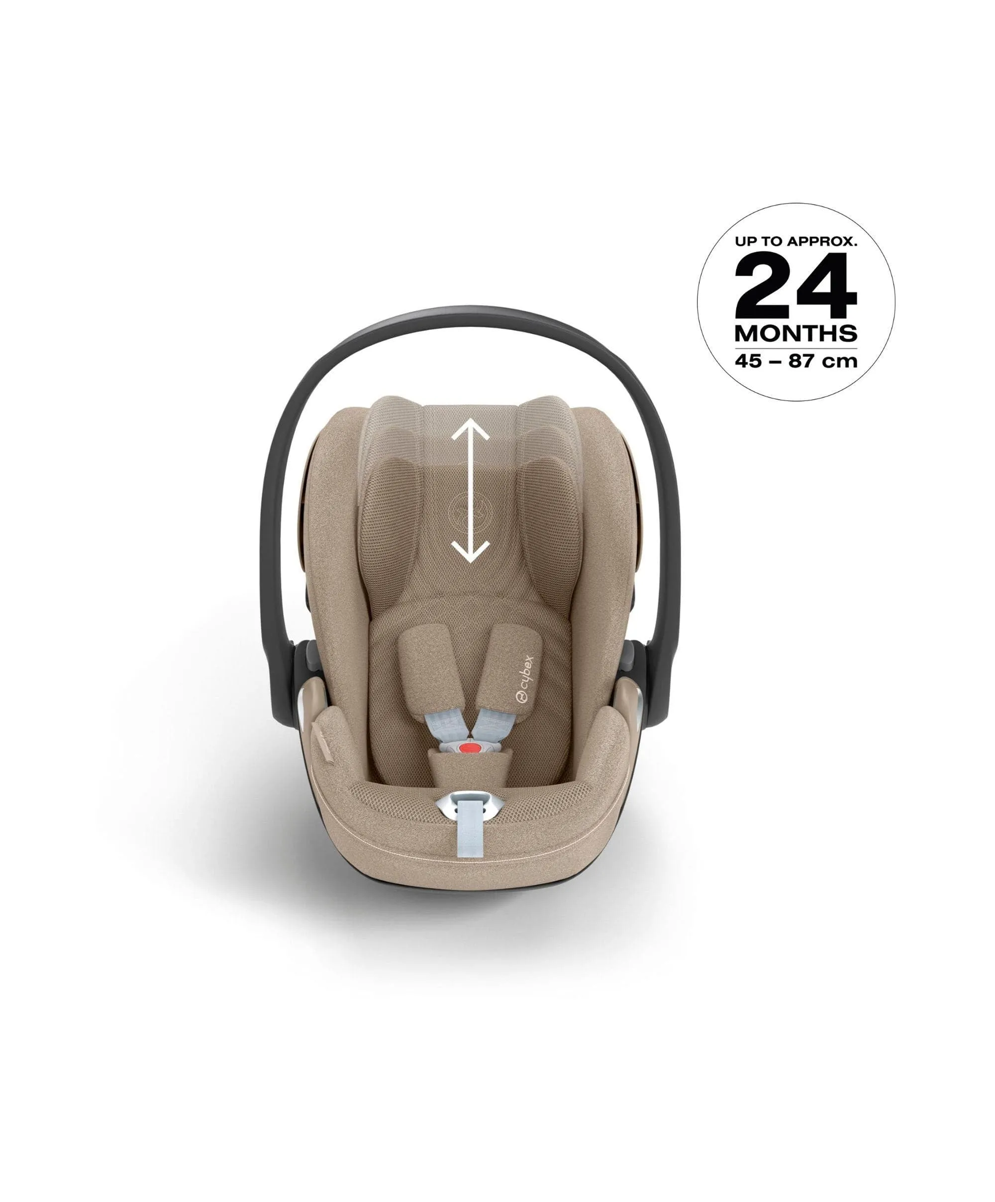 Cybex Cloud T i-Size Plus Rotating Baby Car Seat - Cozy Beige