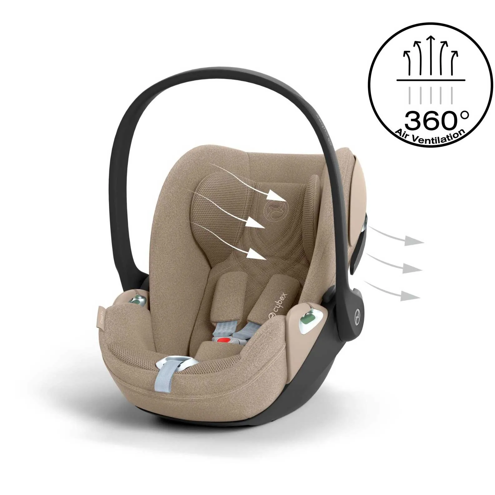 Cybex Cloud T PLUS i-Size Car Seat - Cozy Beige