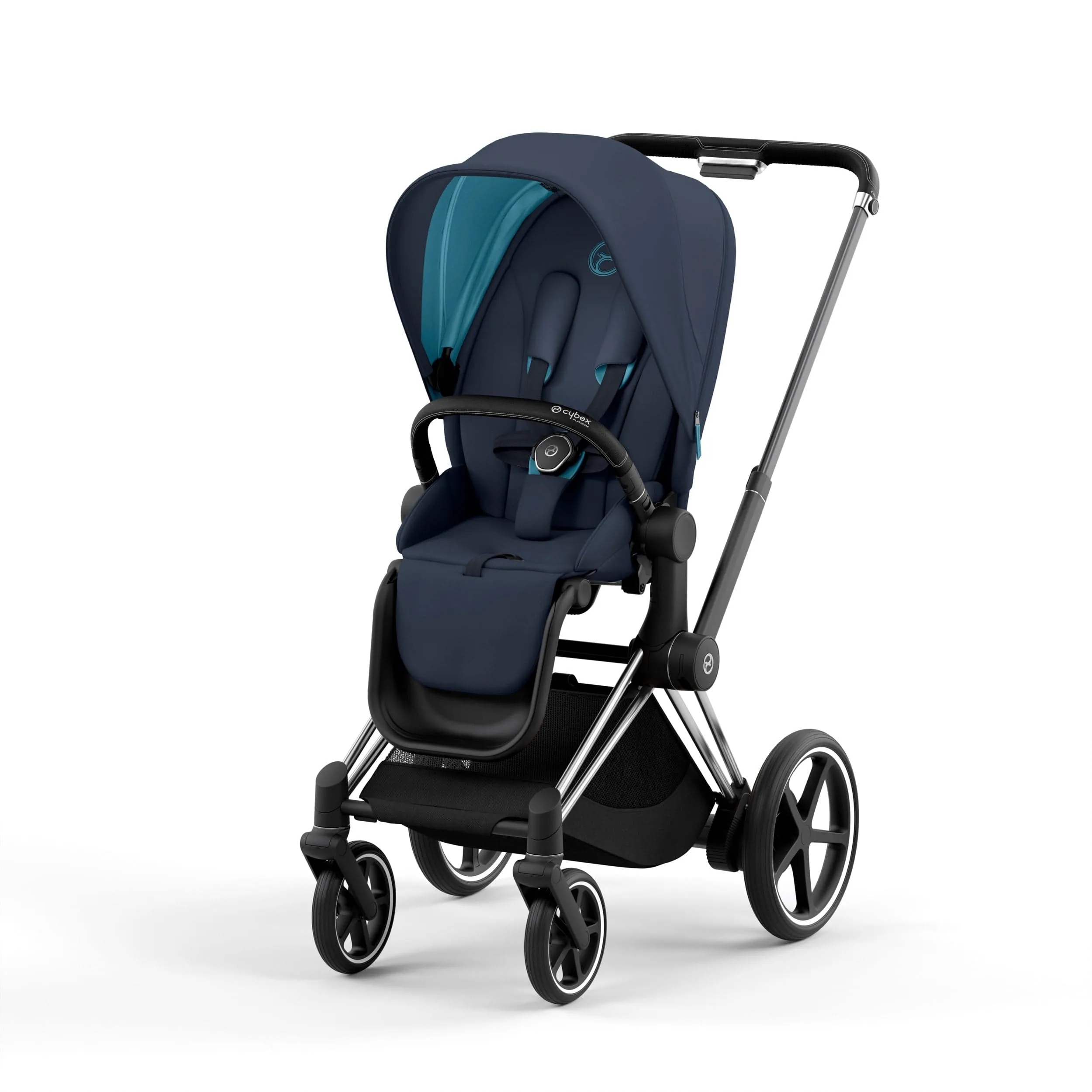 Cybex ePriam 2 Complete Stroller Chrome/Black