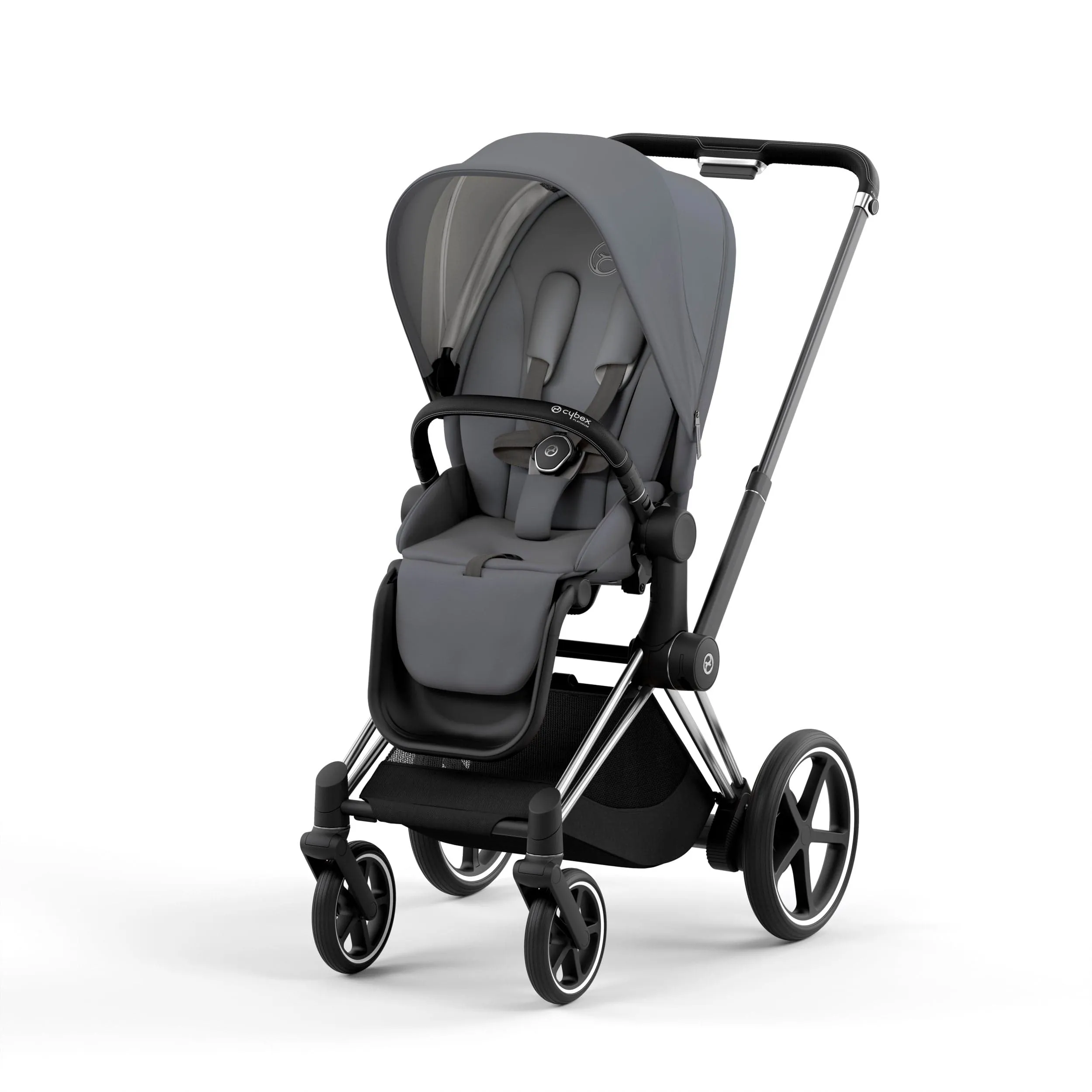 Cybex ePriam 2 Complete Stroller Chrome/Black