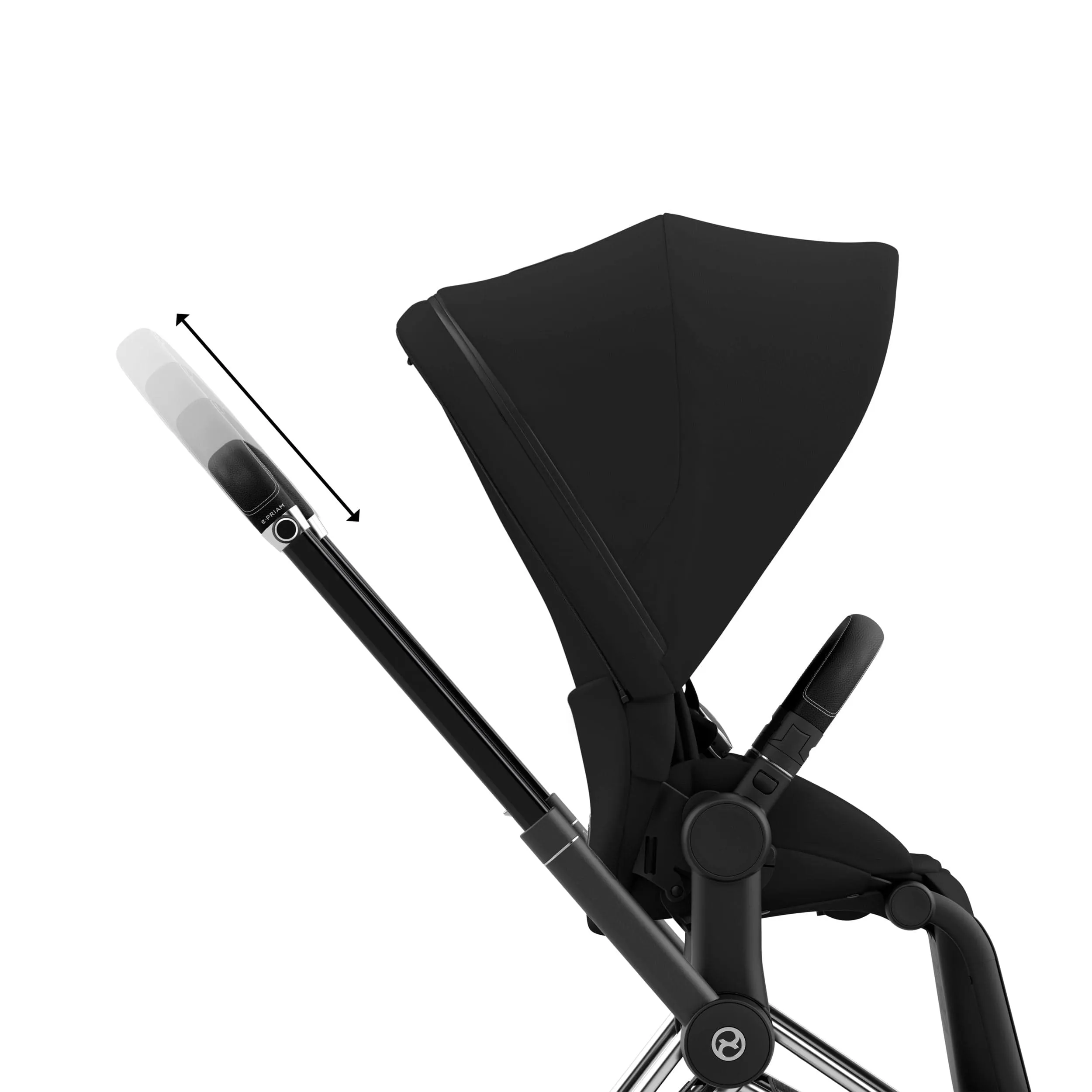 Cybex ePriam 2 Complete Stroller Chrome/Black