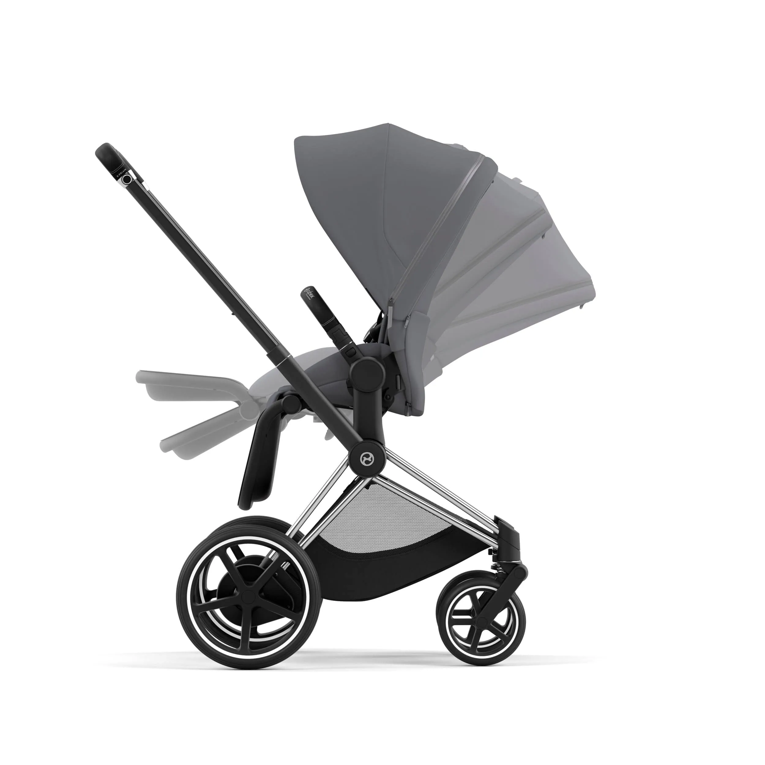 Cybex ePriam 2 Complete Stroller Chrome/Black