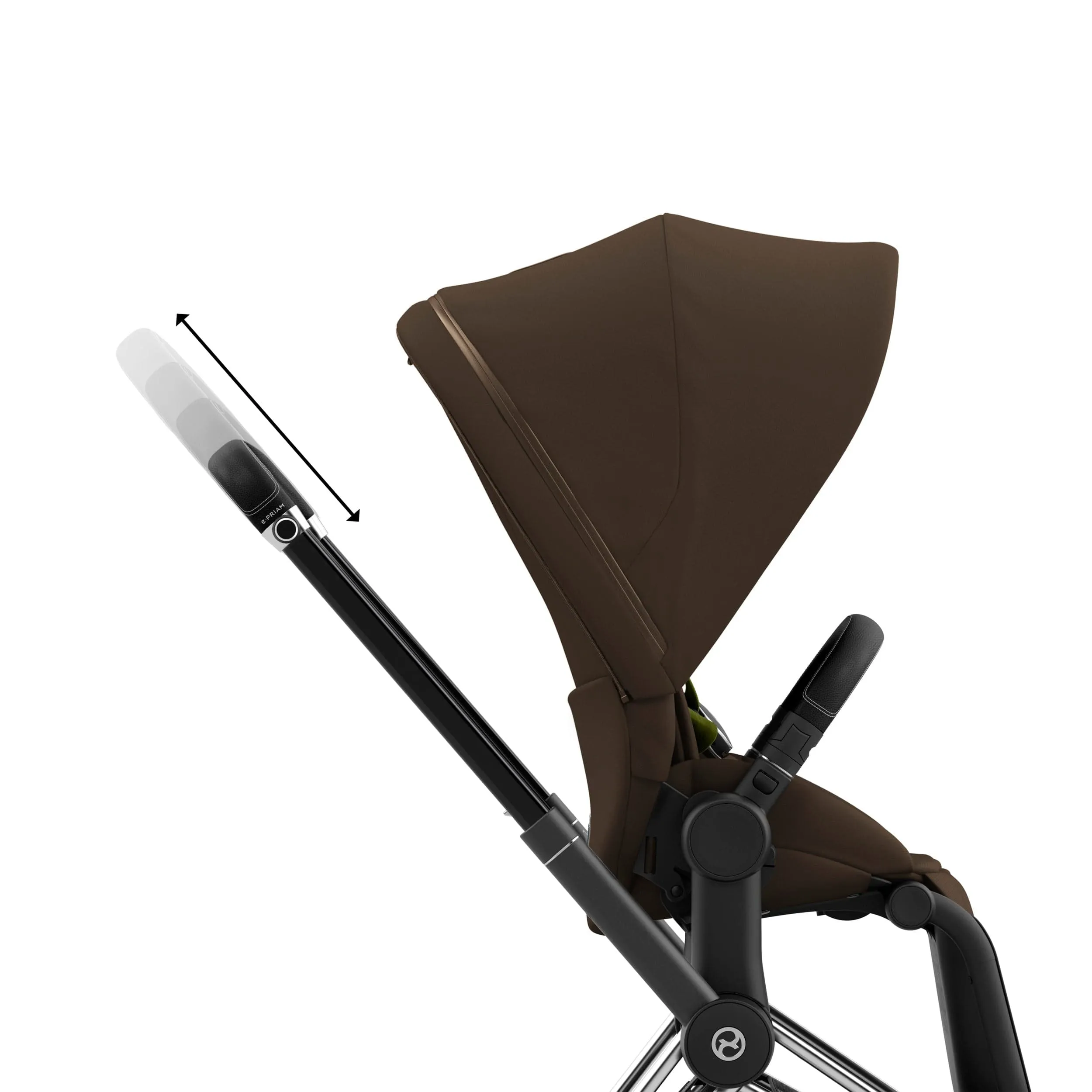 Cybex ePriam 2 Complete Stroller Chrome/Black