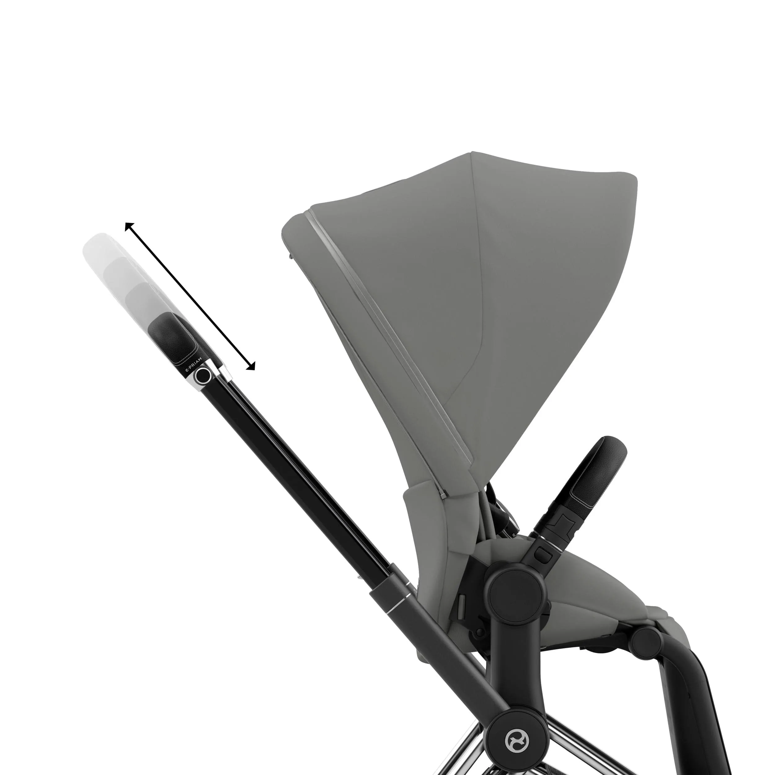 Cybex ePriam 2 Complete Stroller Chrome/Black