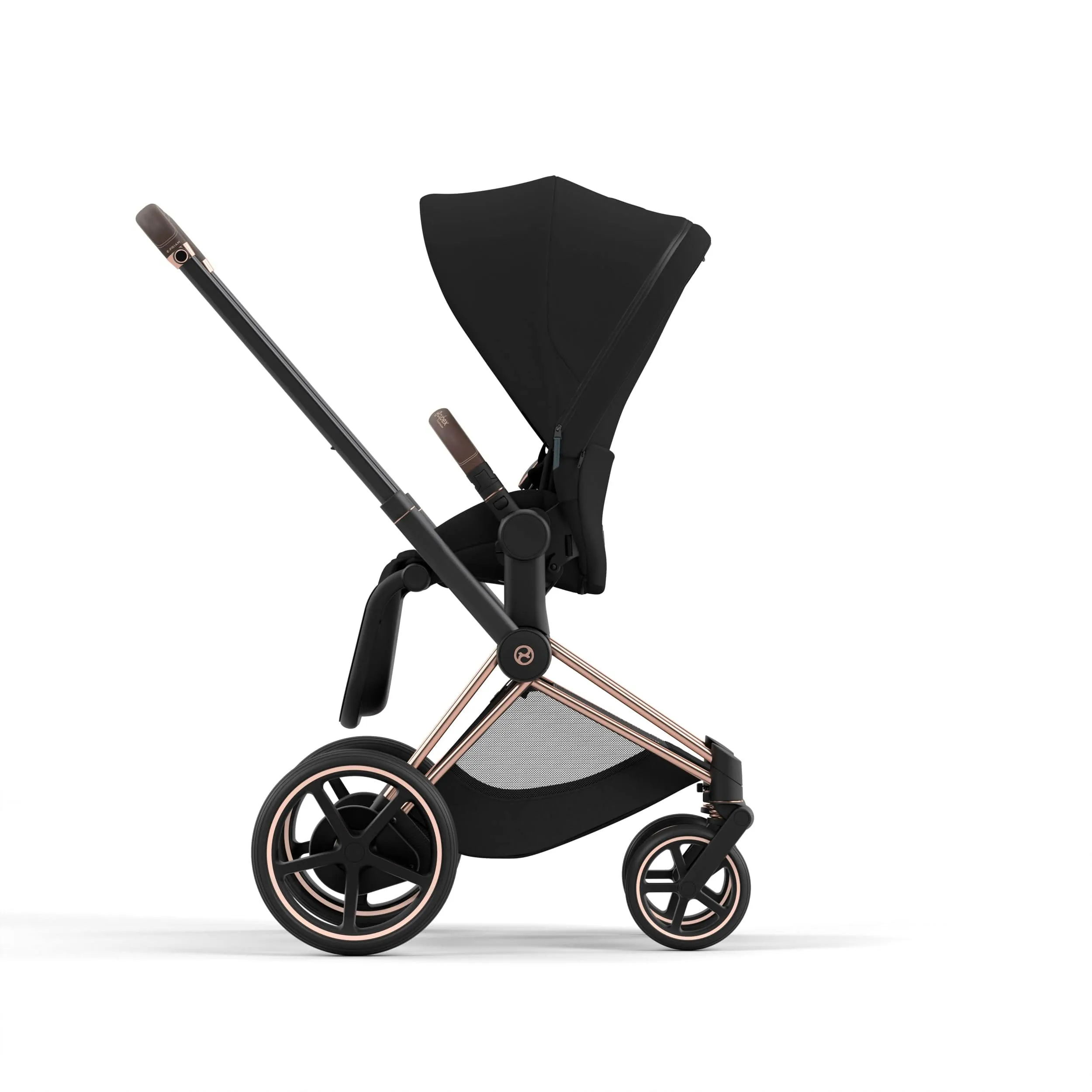 Cybex ePriam 2 Complete Stroller Rose Gold/Brown