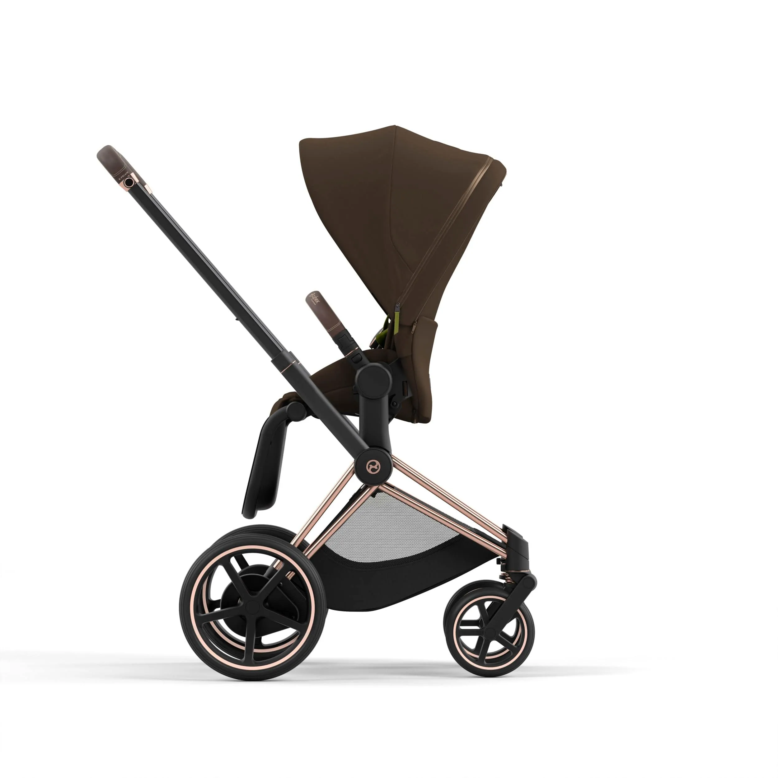 Cybex ePriam 2 Complete Stroller Rose Gold/Brown