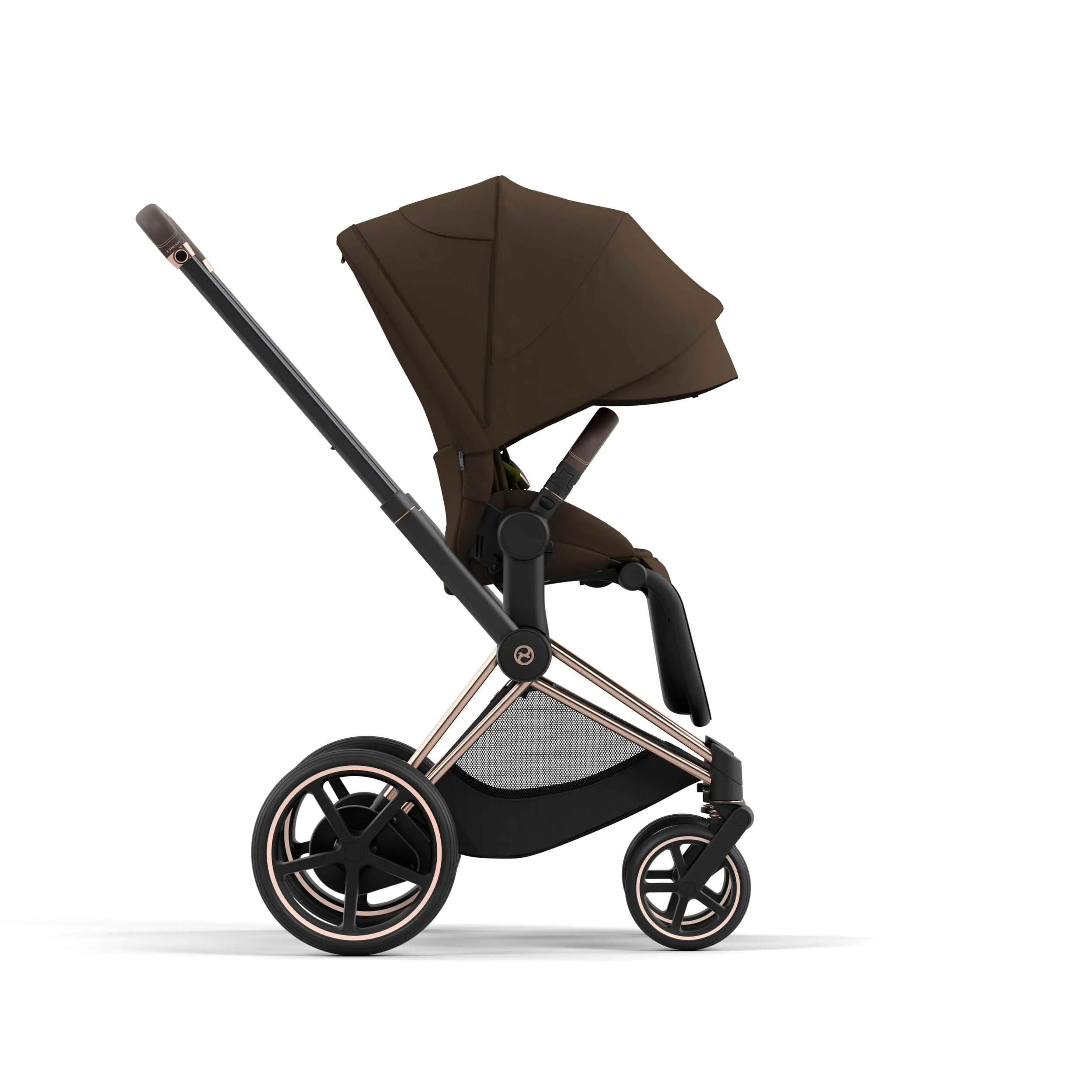 Cybex ePriam 2 Complete Stroller Rose Gold/Brown