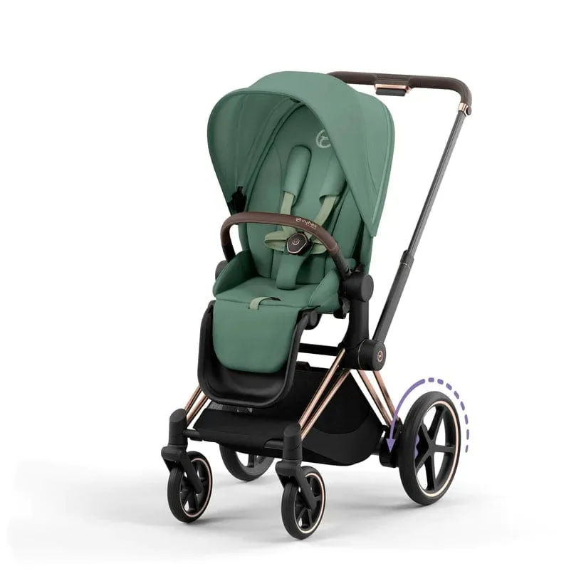 Cybex ePriam 2 Complete Stroller Rose Gold/Brown