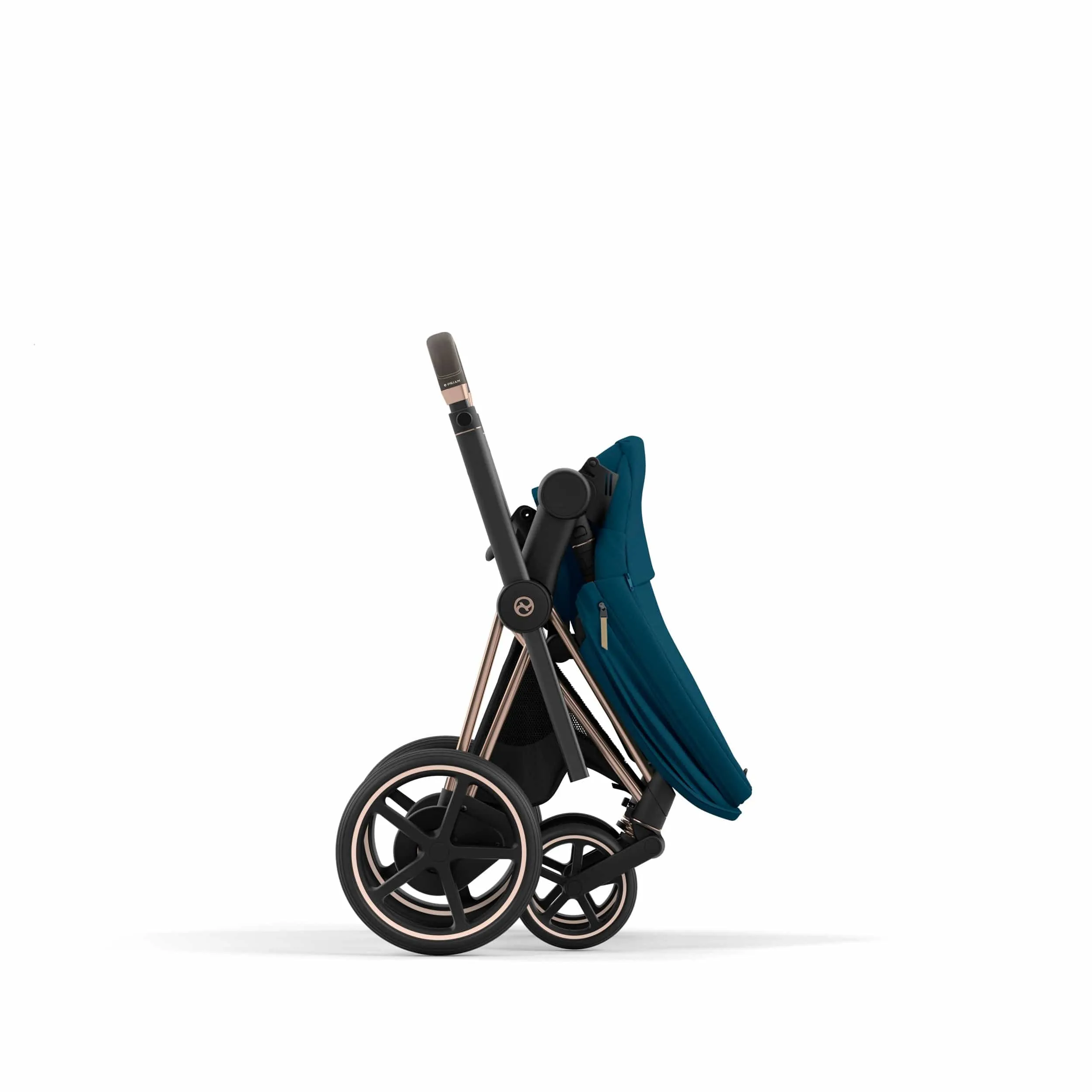 Cybex ePriam 2 Complete Stroller Rose Gold/Brown