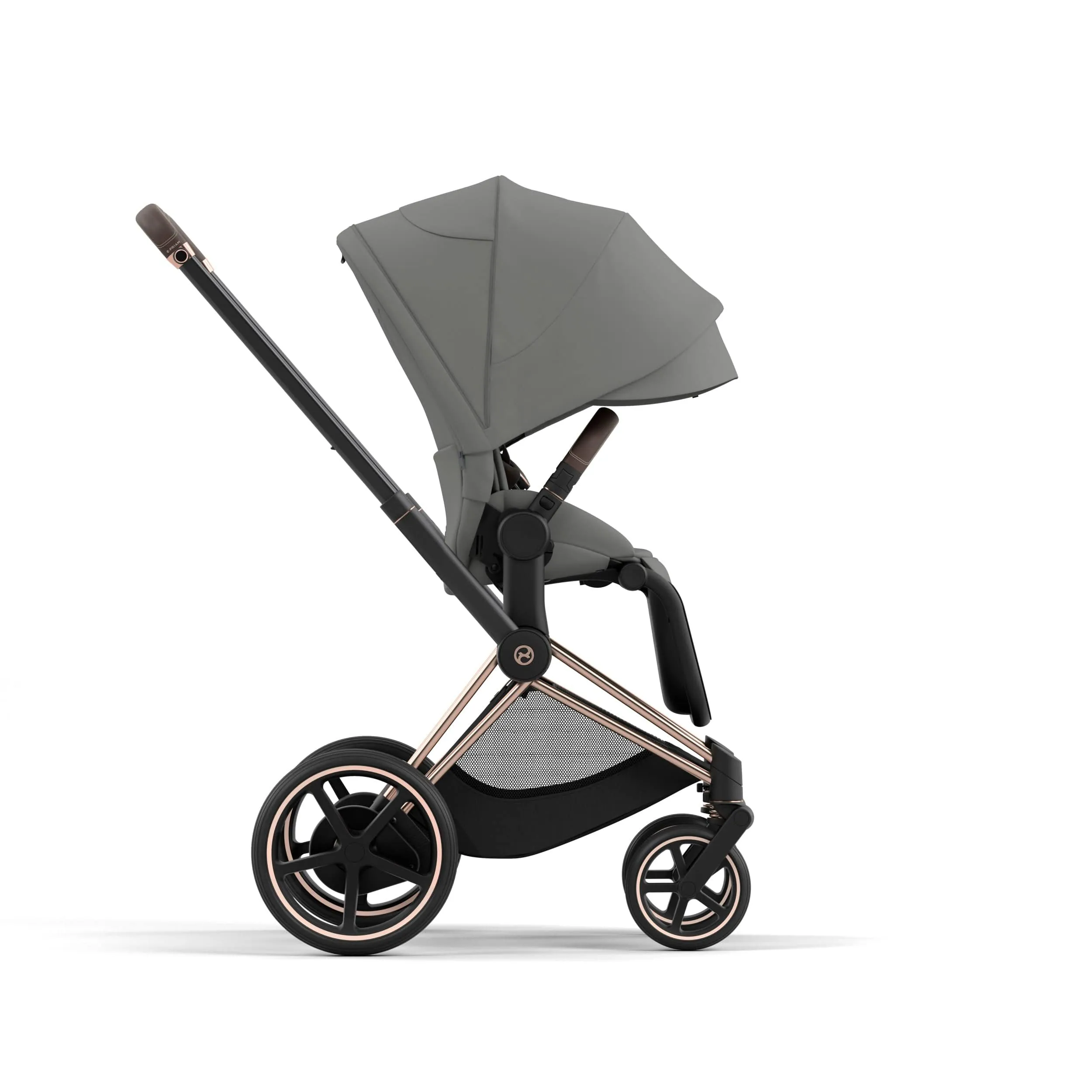 Cybex ePriam 2 Complete Stroller Rose Gold/Brown