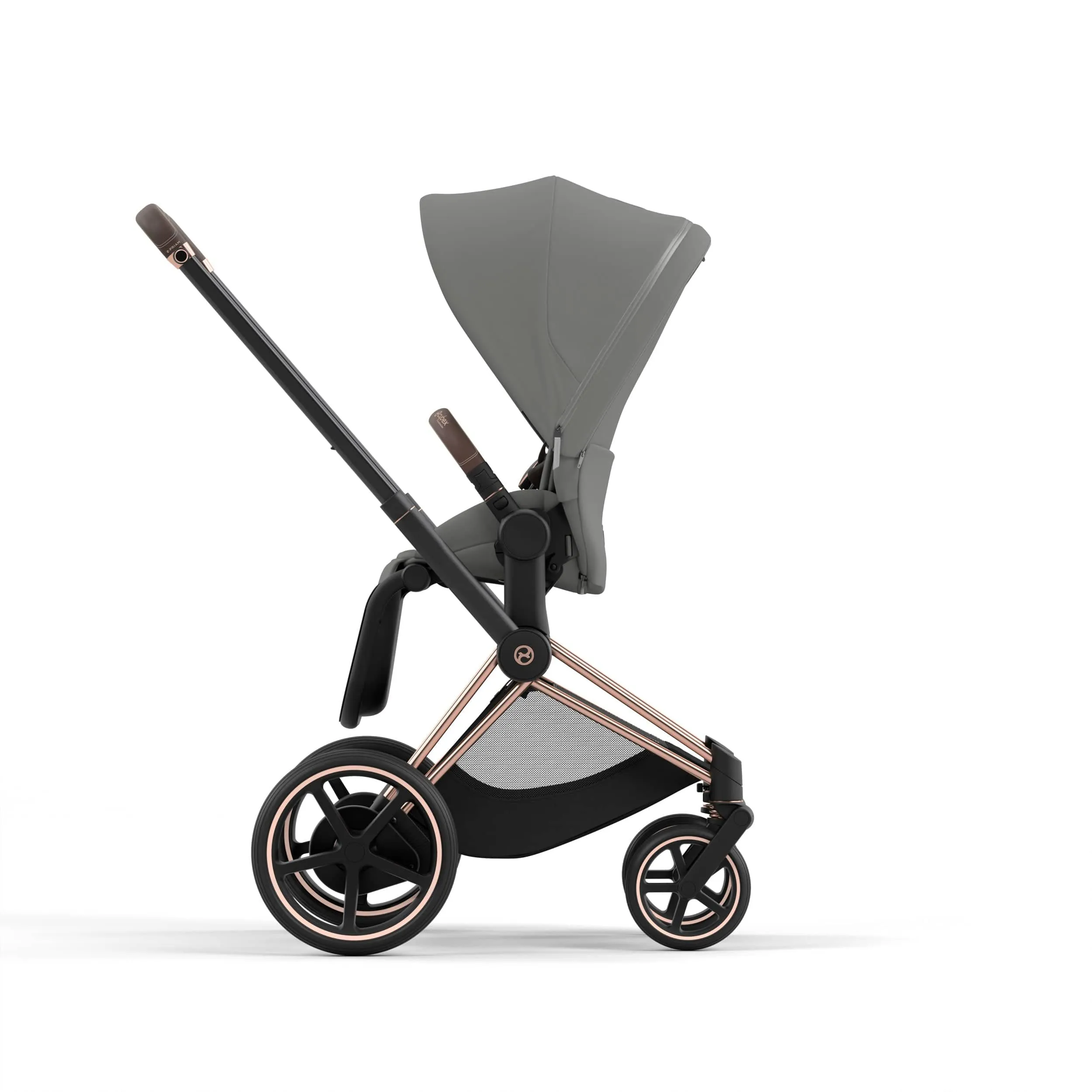 Cybex ePriam 2 Complete Stroller Rose Gold/Brown